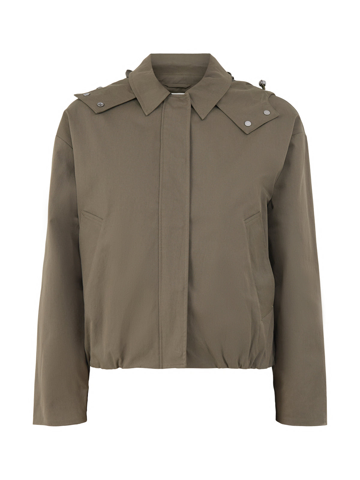 Recycled Cotton Blend Shiloh Hooded Jacket