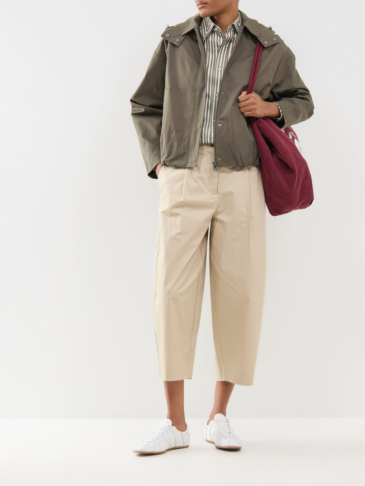 Recycled Cotton Blend Shiloh Hooded Jacket