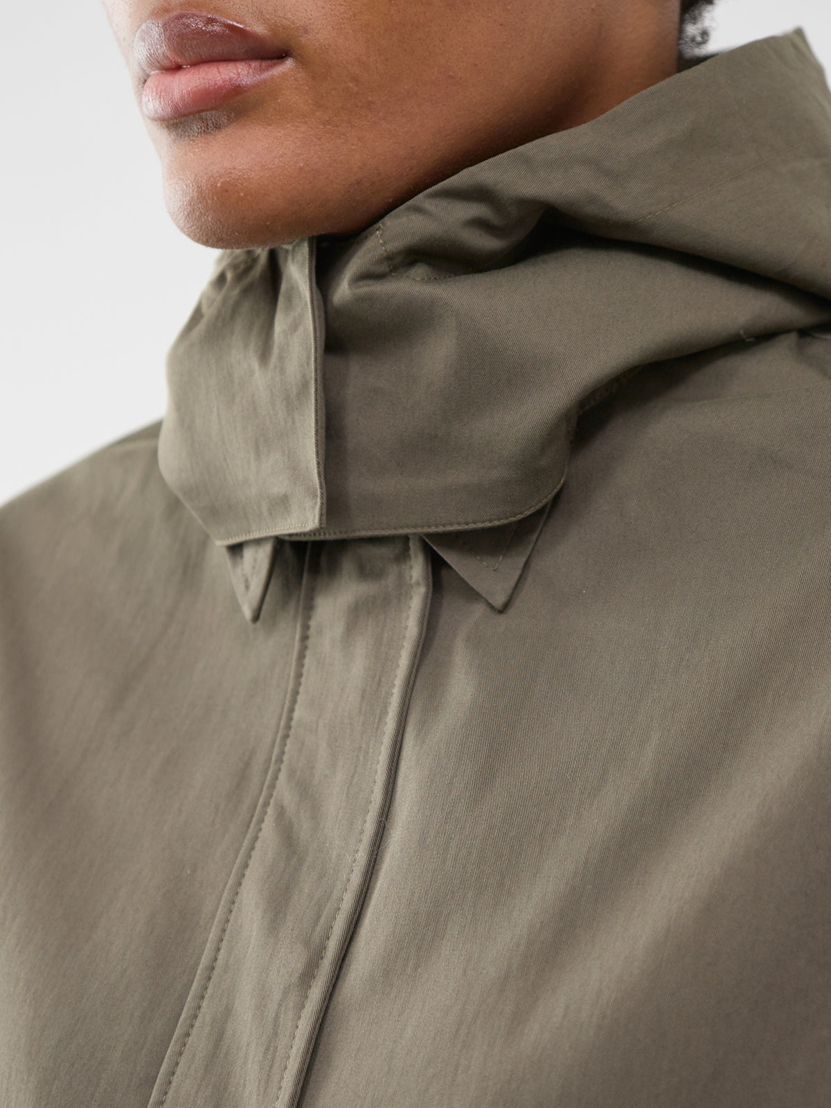 Recycled Cotton Blend Shiloh Hooded Jacket