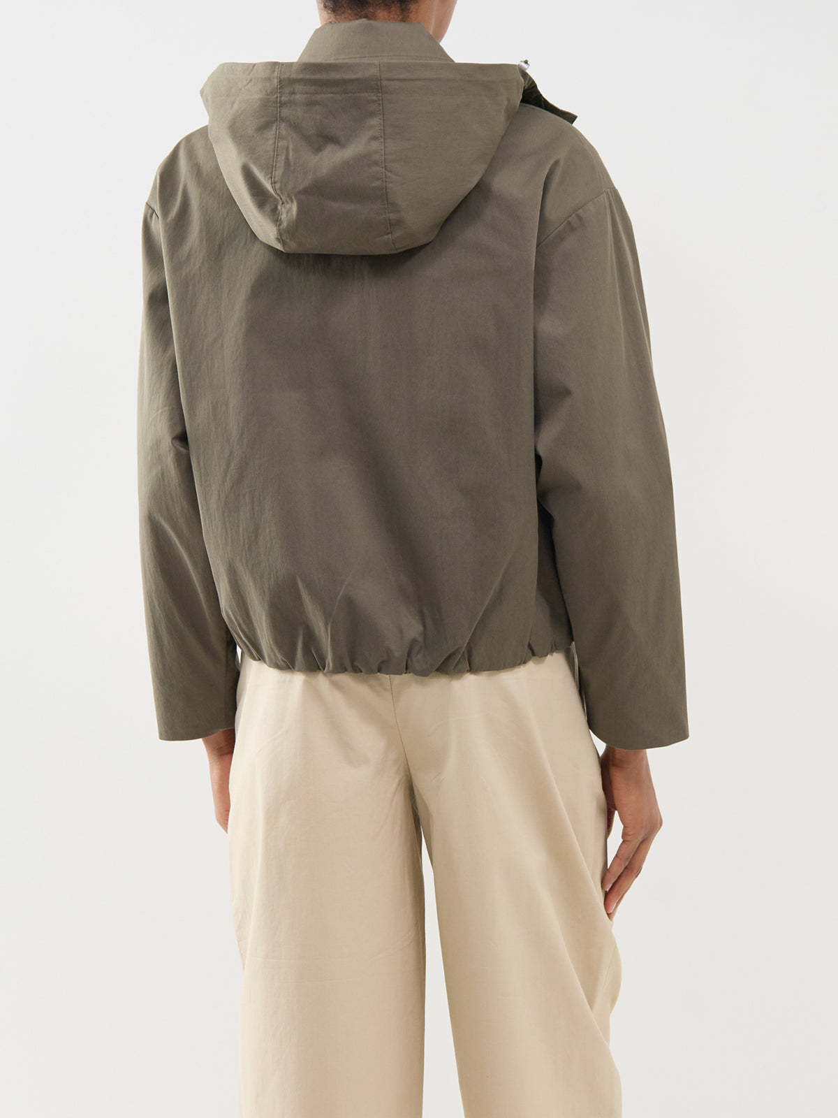 Recycled Cotton Blend Shiloh Hooded Jacket