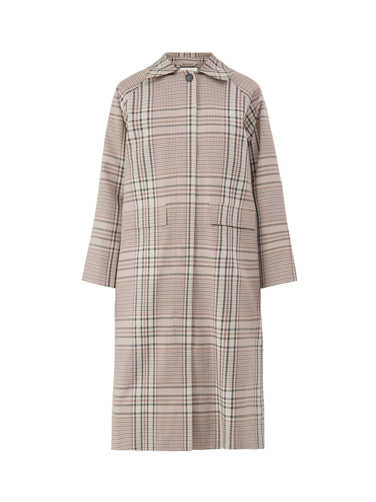 Spencer Recycled Cotton Trench Coat – Peat
