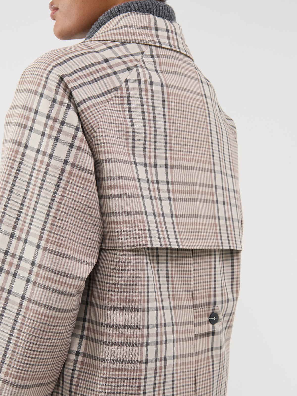 Spencer Recycled Cotton Trench Coat – Peat