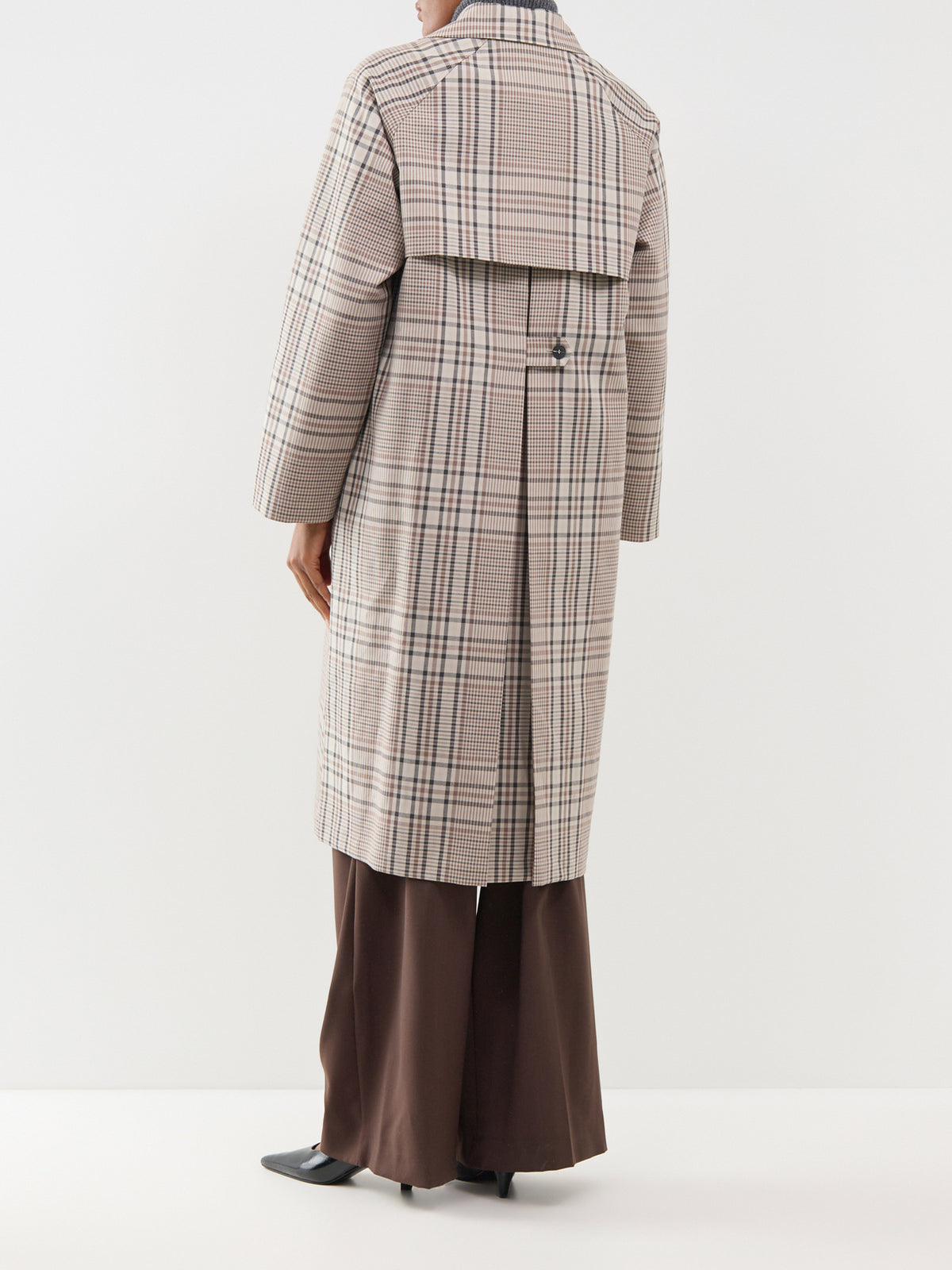 Spencer Recycled Cotton Trench Coat – Peat