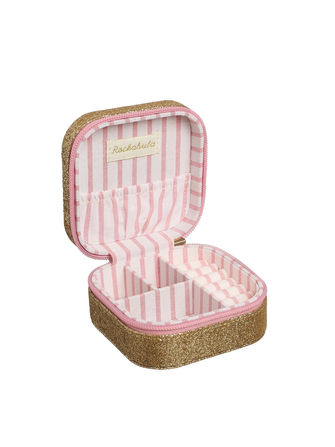 Kids' Cherry Dreams Glitter Jewellery Box Gold