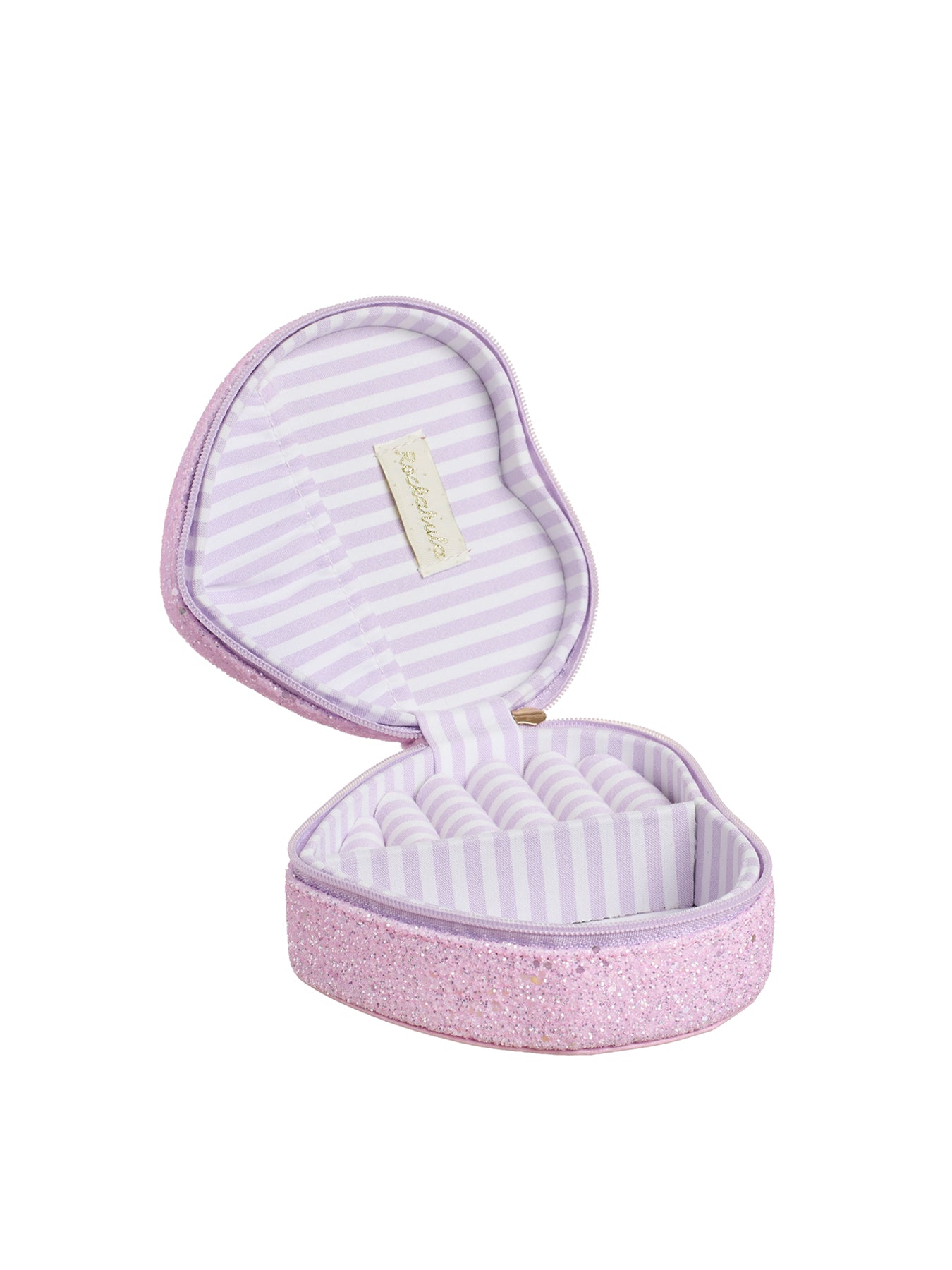 Kids' Enchanted Glitter Heart Jewellery Box Lilac