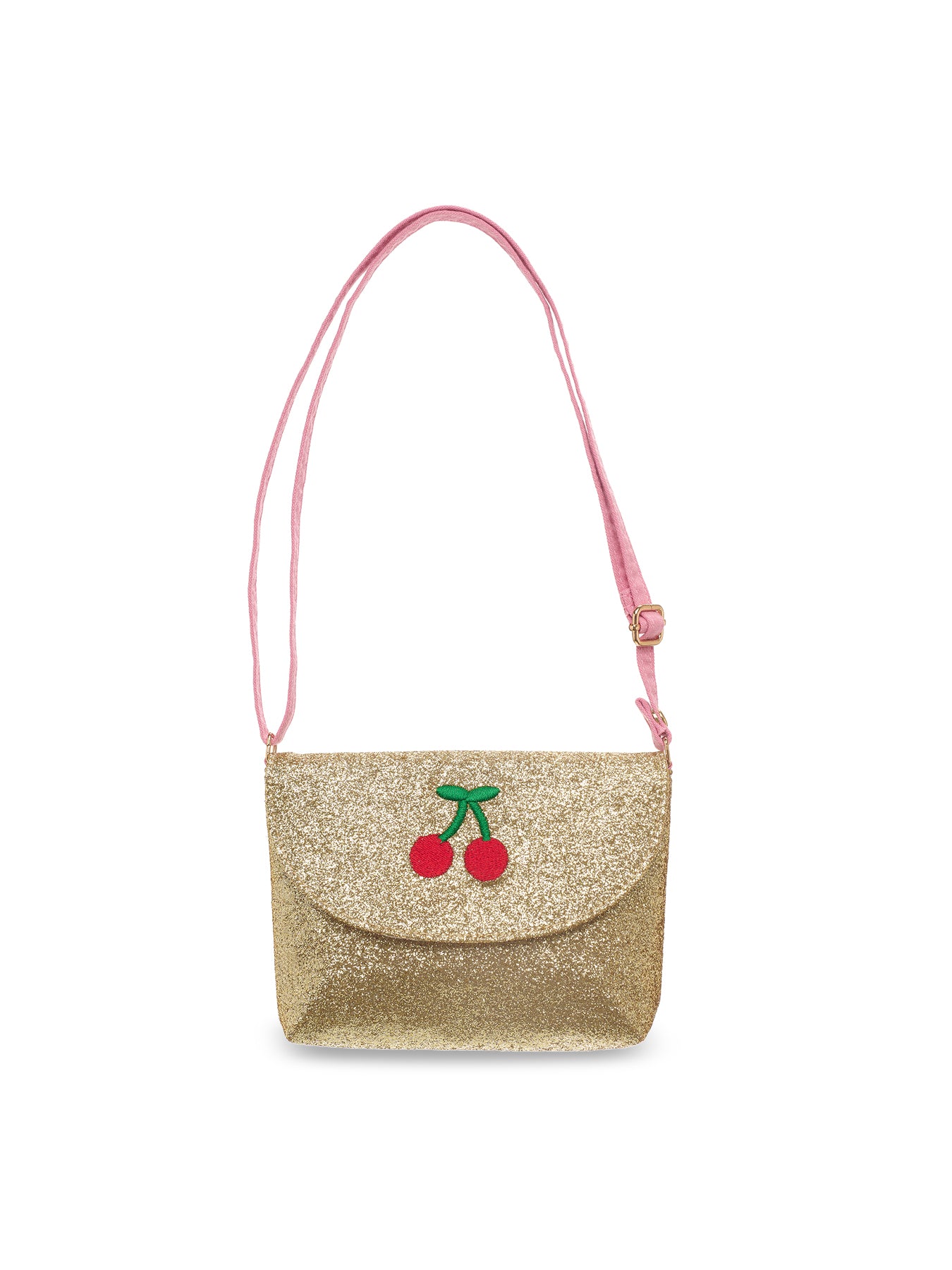 Kids' Cherry Dreams Glitter Bag Gold