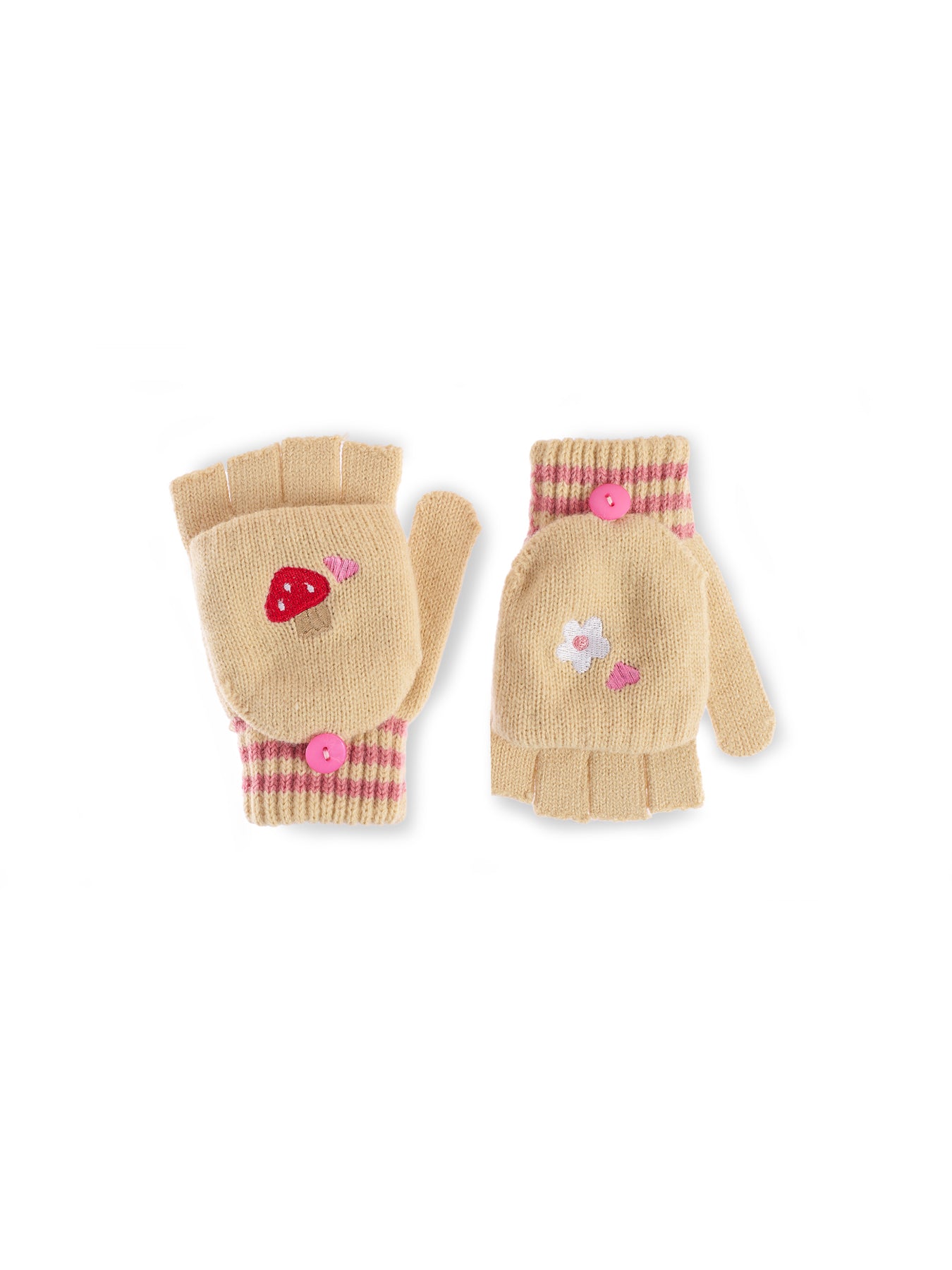 Kids' Alpine Fairisle Knitted Gloves Multi