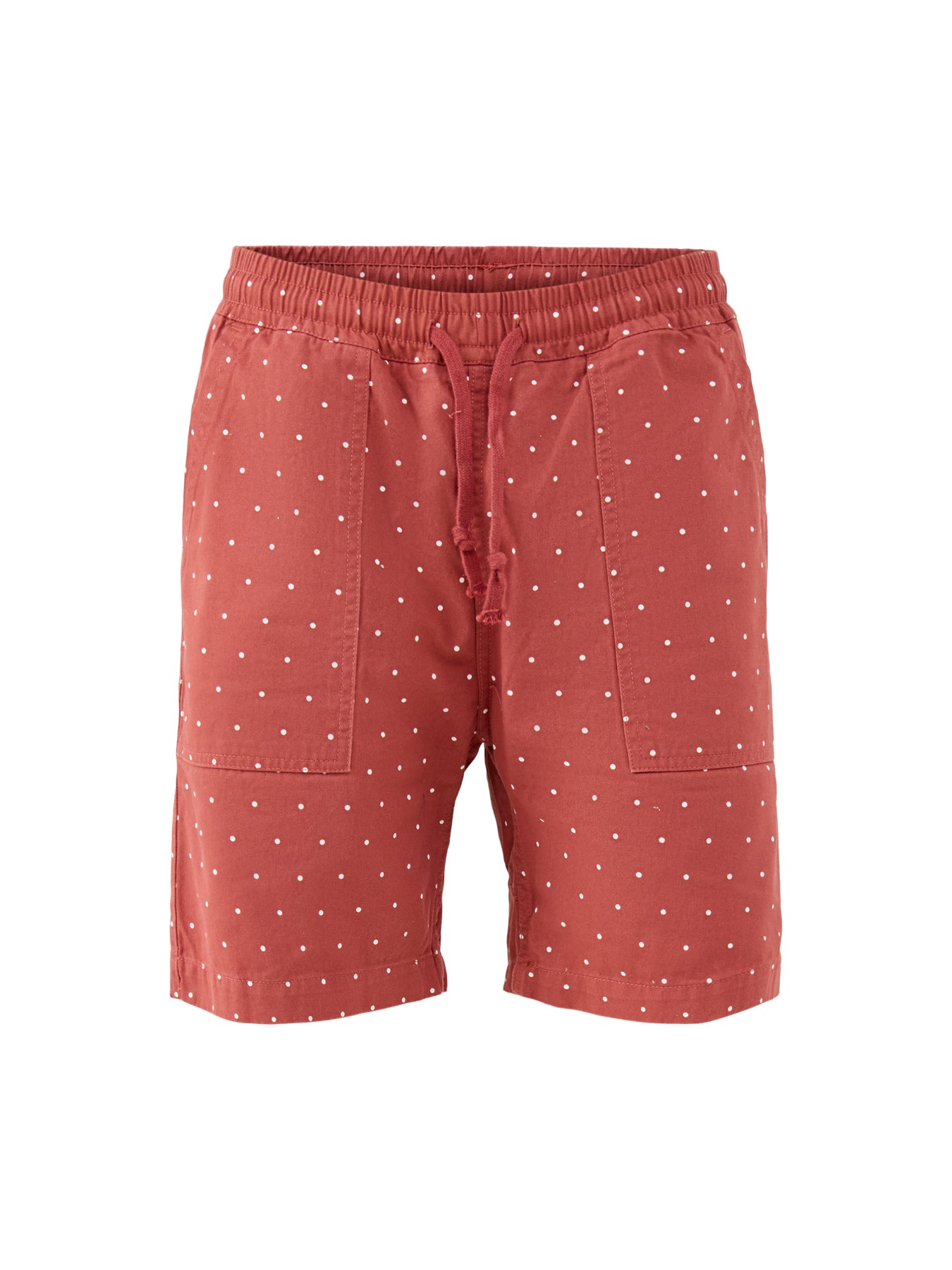 Polka Dot Chef Shorts Red
