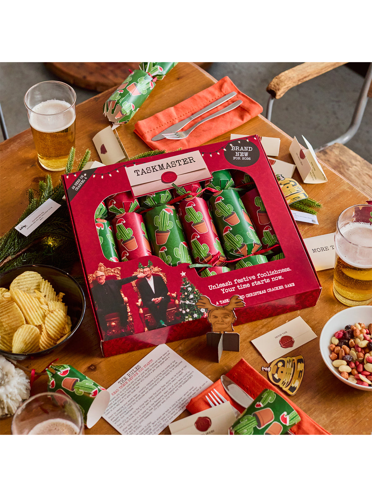 Taskmaster Christmas Crackers