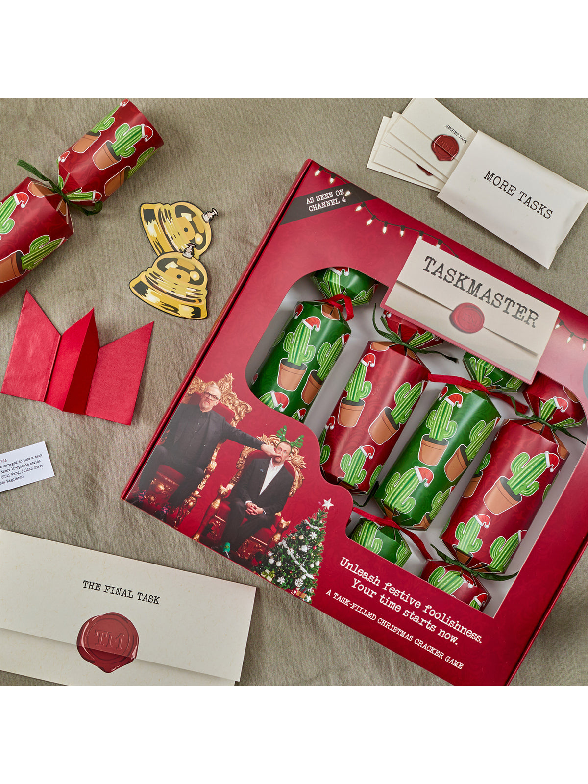 Taskmaster Christmas Crackers