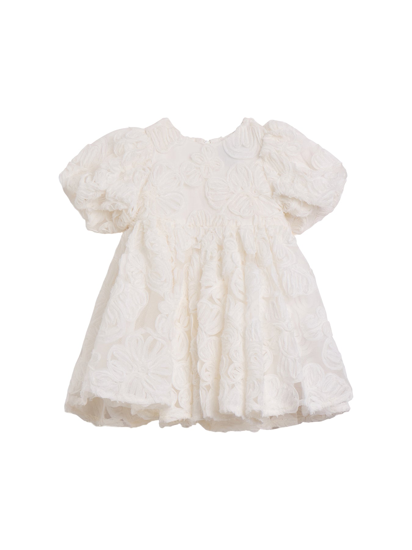 Baby Juliet Organza Mini Dress White