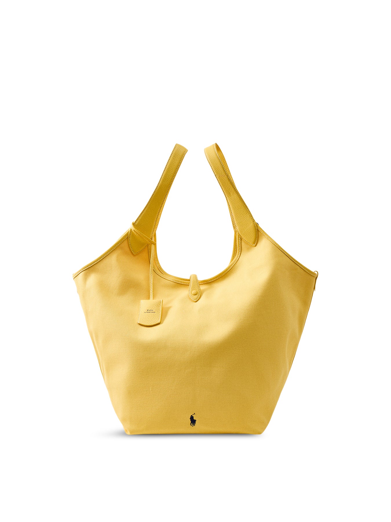 Canvas Bucket Bag Yellow