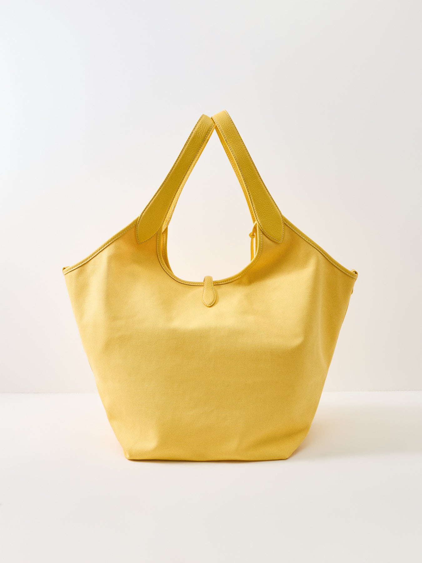 Canvas Bucket Bag Yellow