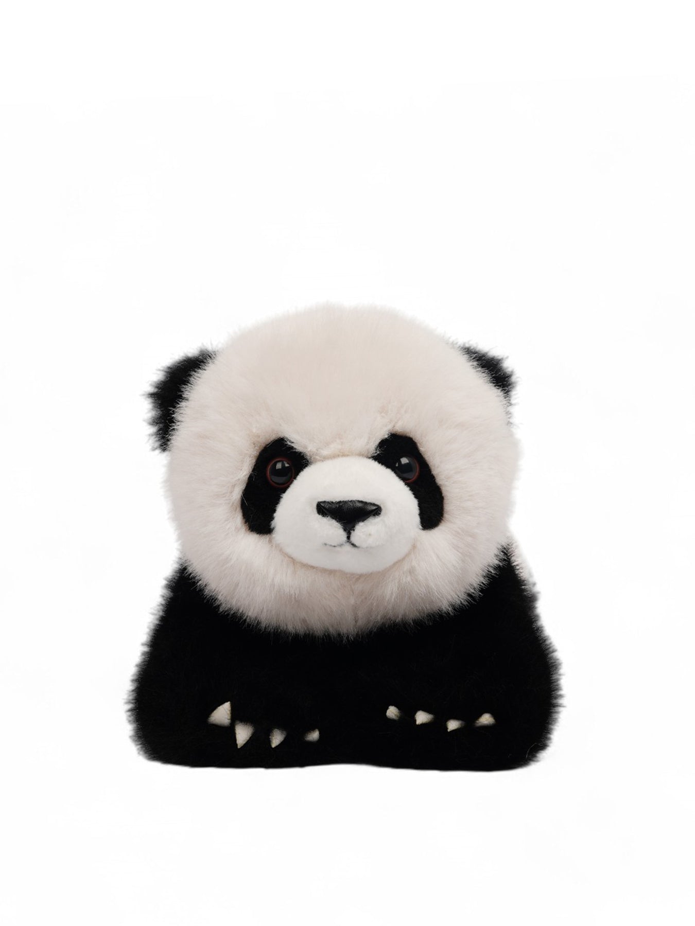 Laying Panda Plush Black