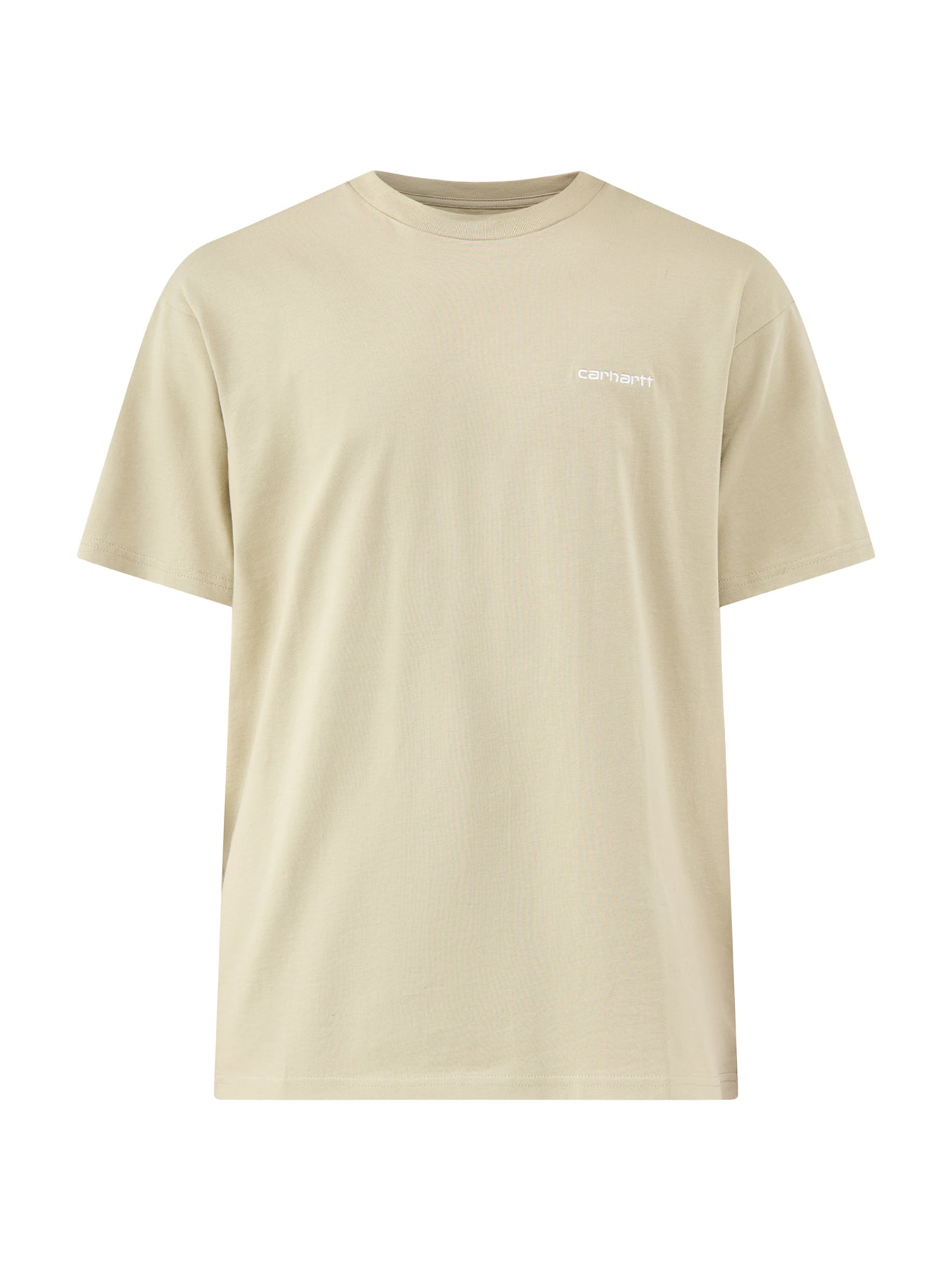 Script Embroidery T-Shirt Green