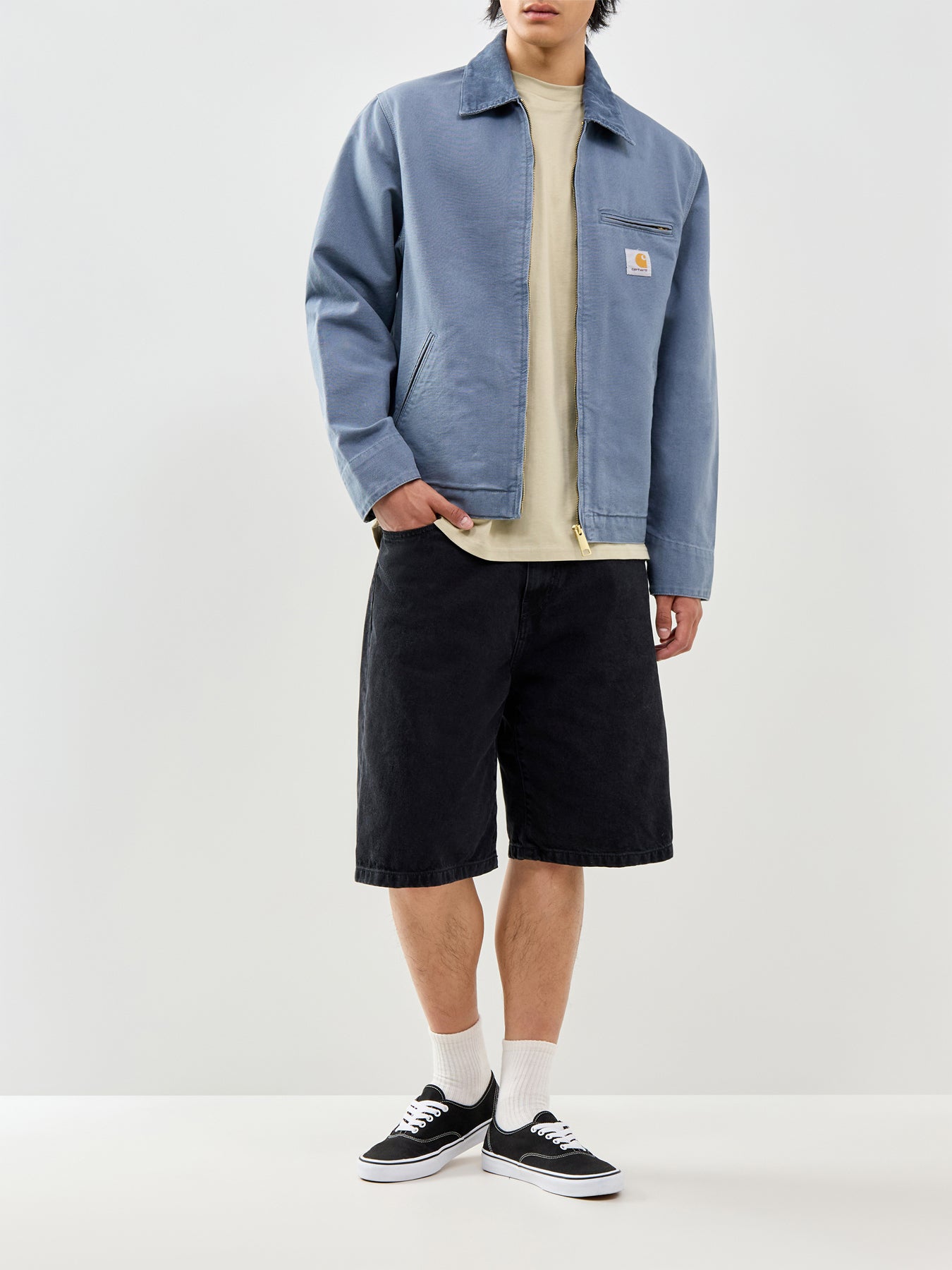 Script Embroidery T-Shirt Green