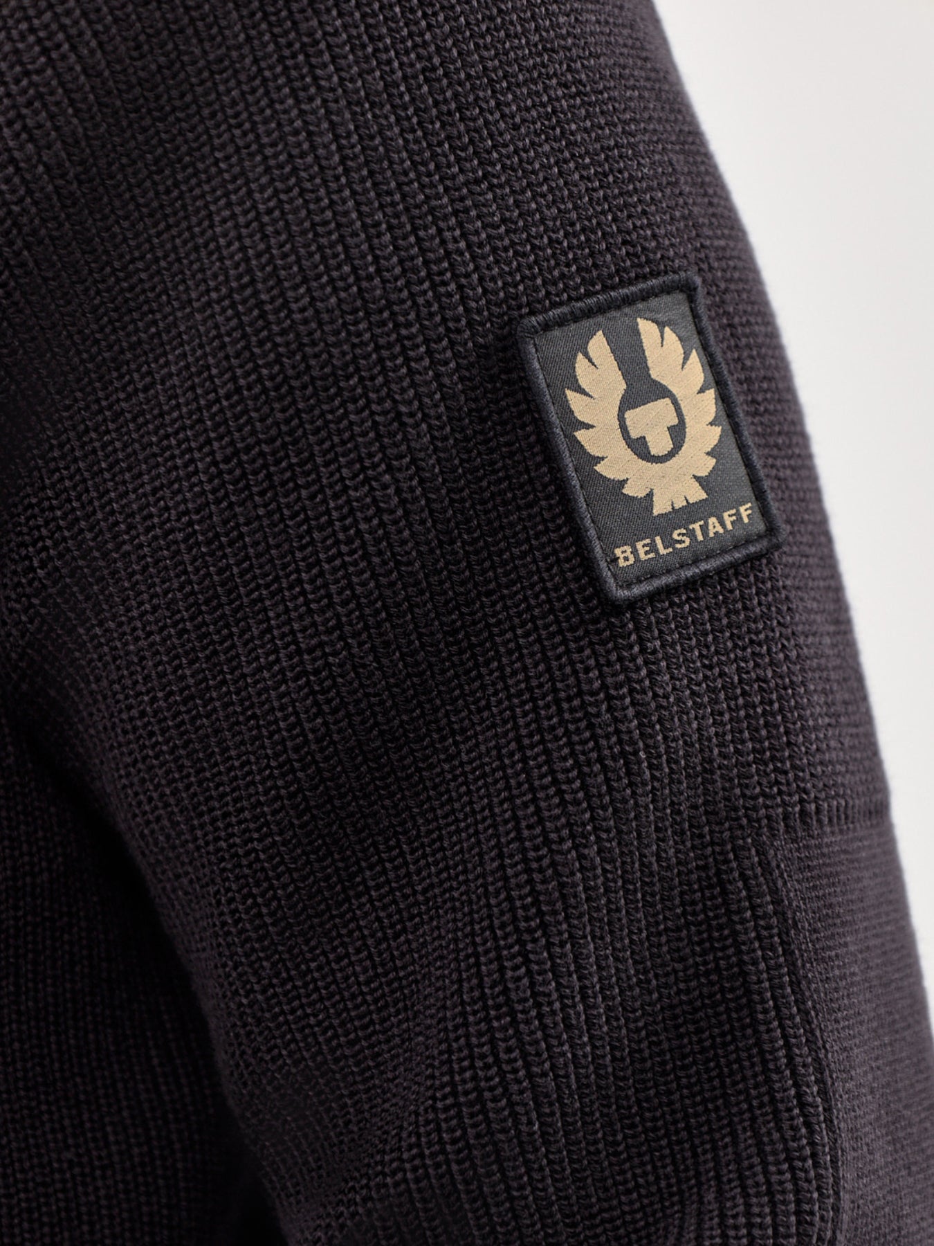 Commander Full Zip Jumper Black