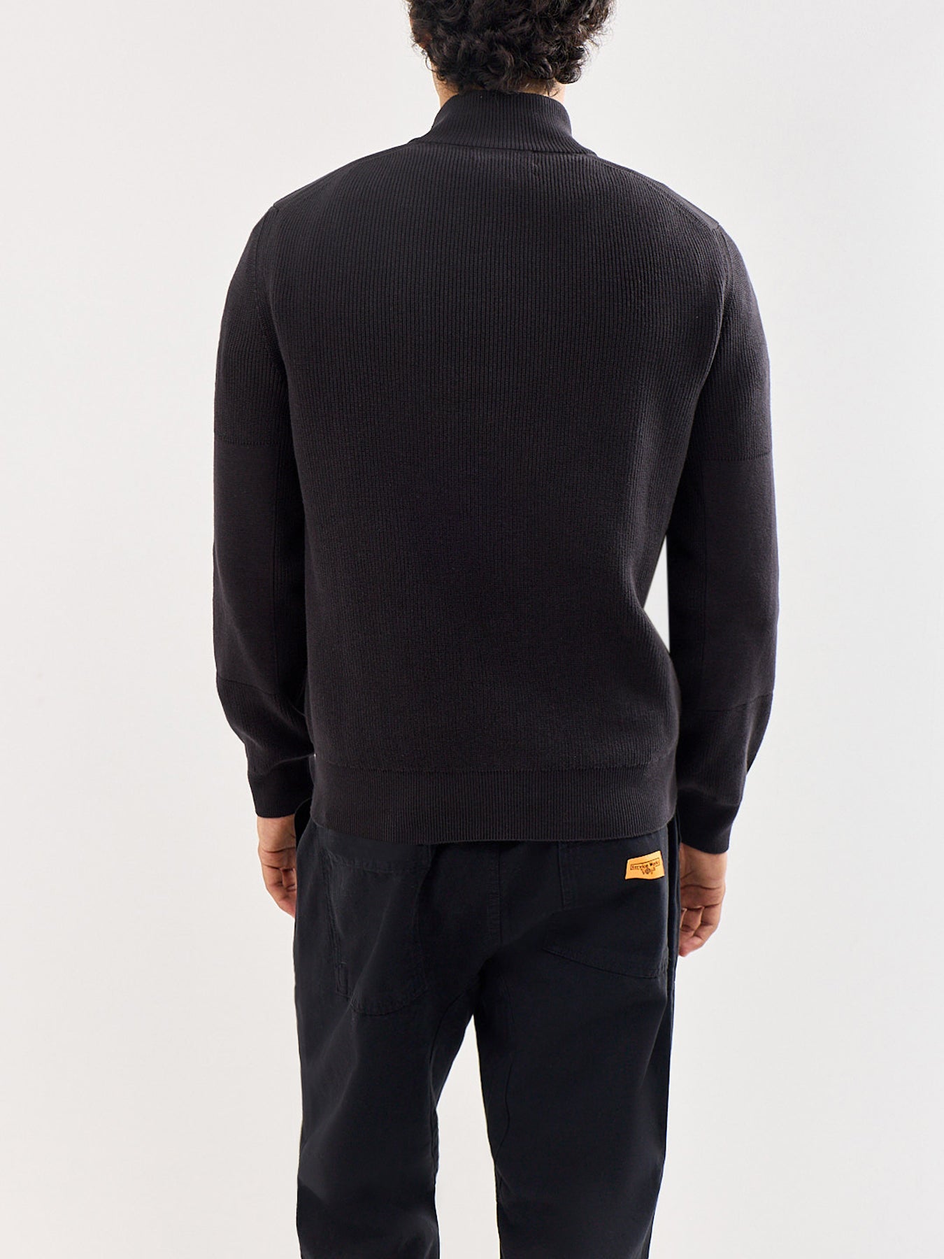 Commander Full Zip Jumper Black