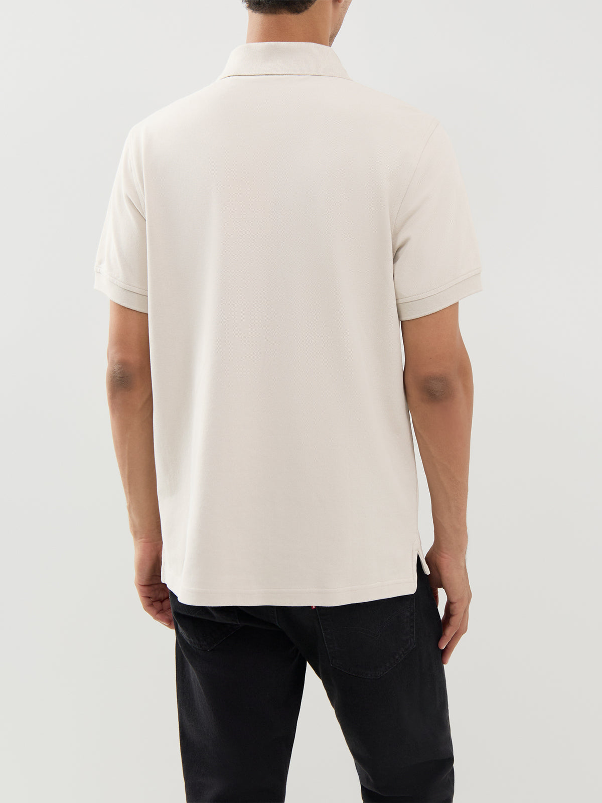 Polo Shirt Pale Stone
