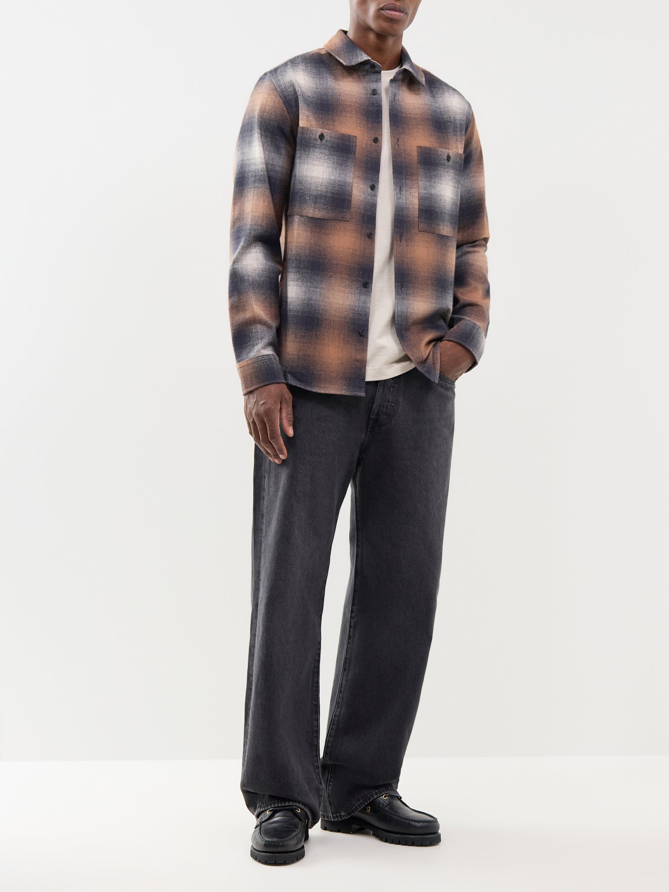 Belstaff Outpost Brushed Cotton Flannel Shirt