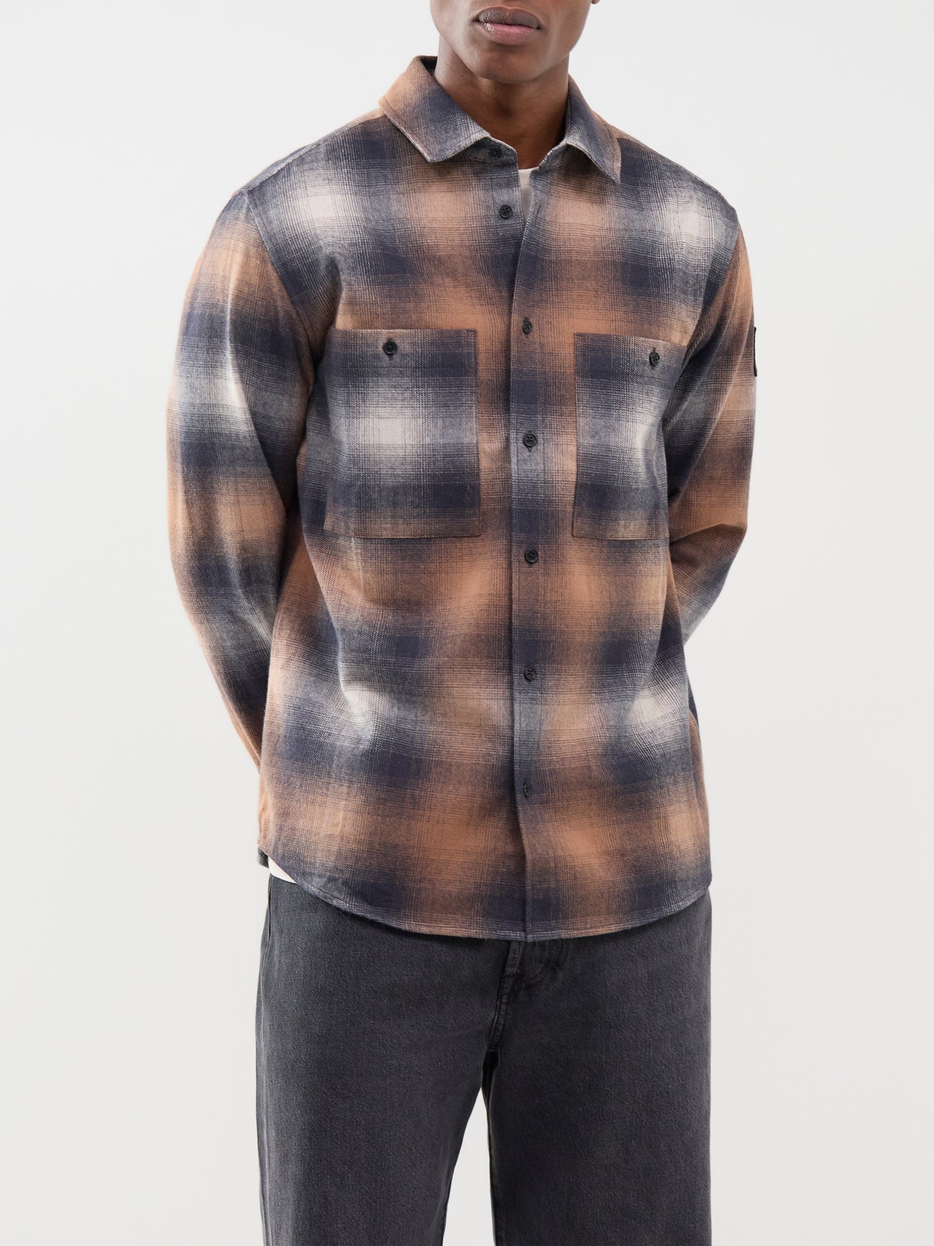 Belstaff Outpost Brushed Cotton Flannel Shirt
