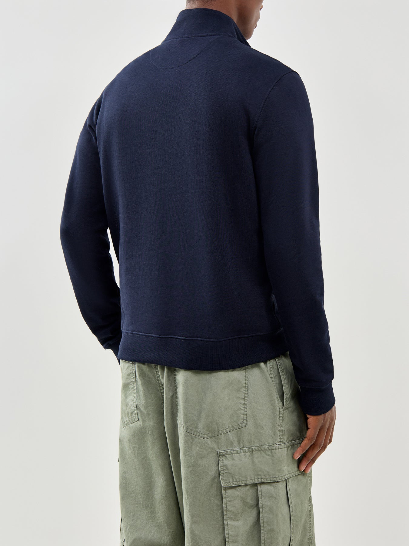 Curator Quarter Zip Sweatshirt Navy