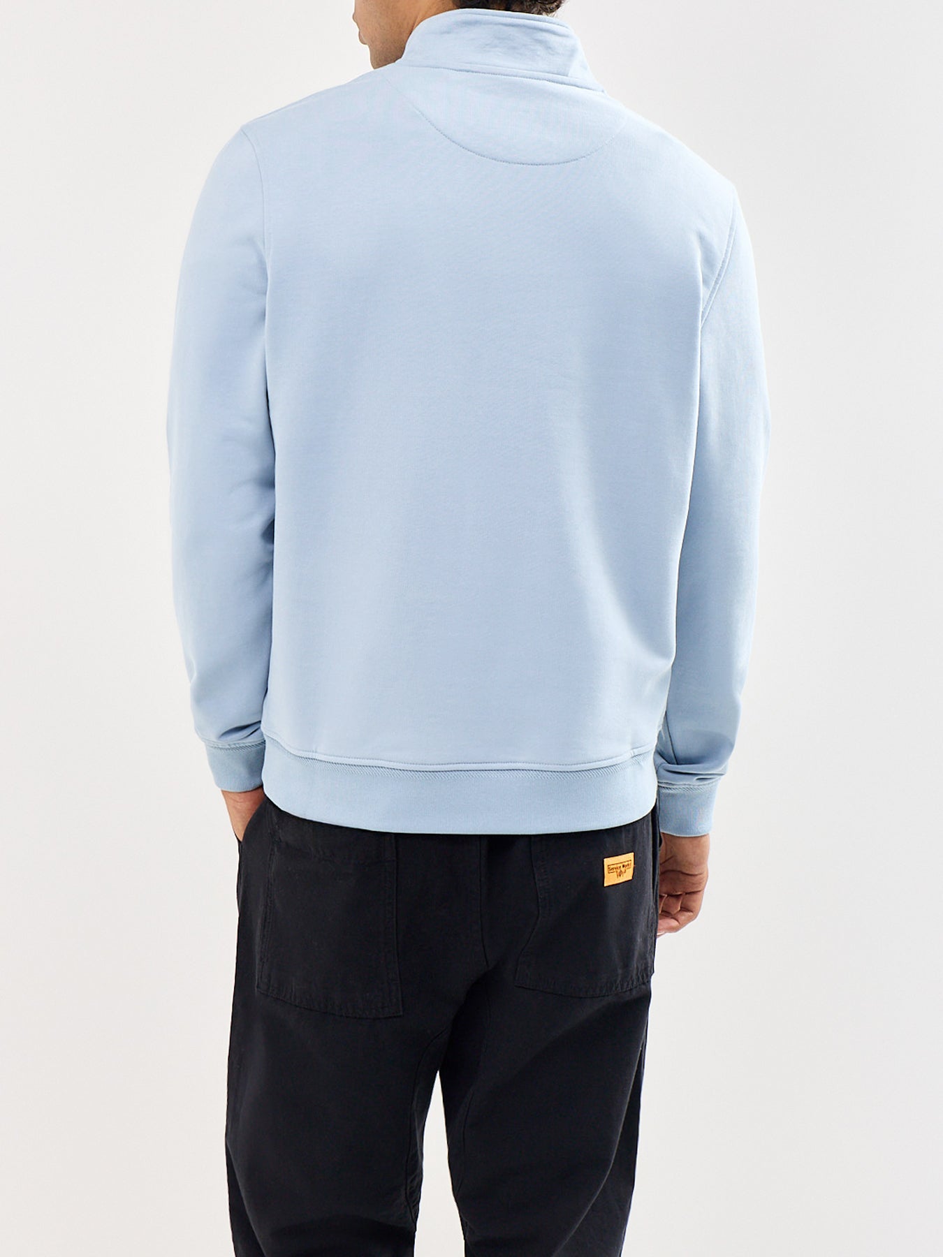 Belstaff Quarter Zip Sweatshirt Blue