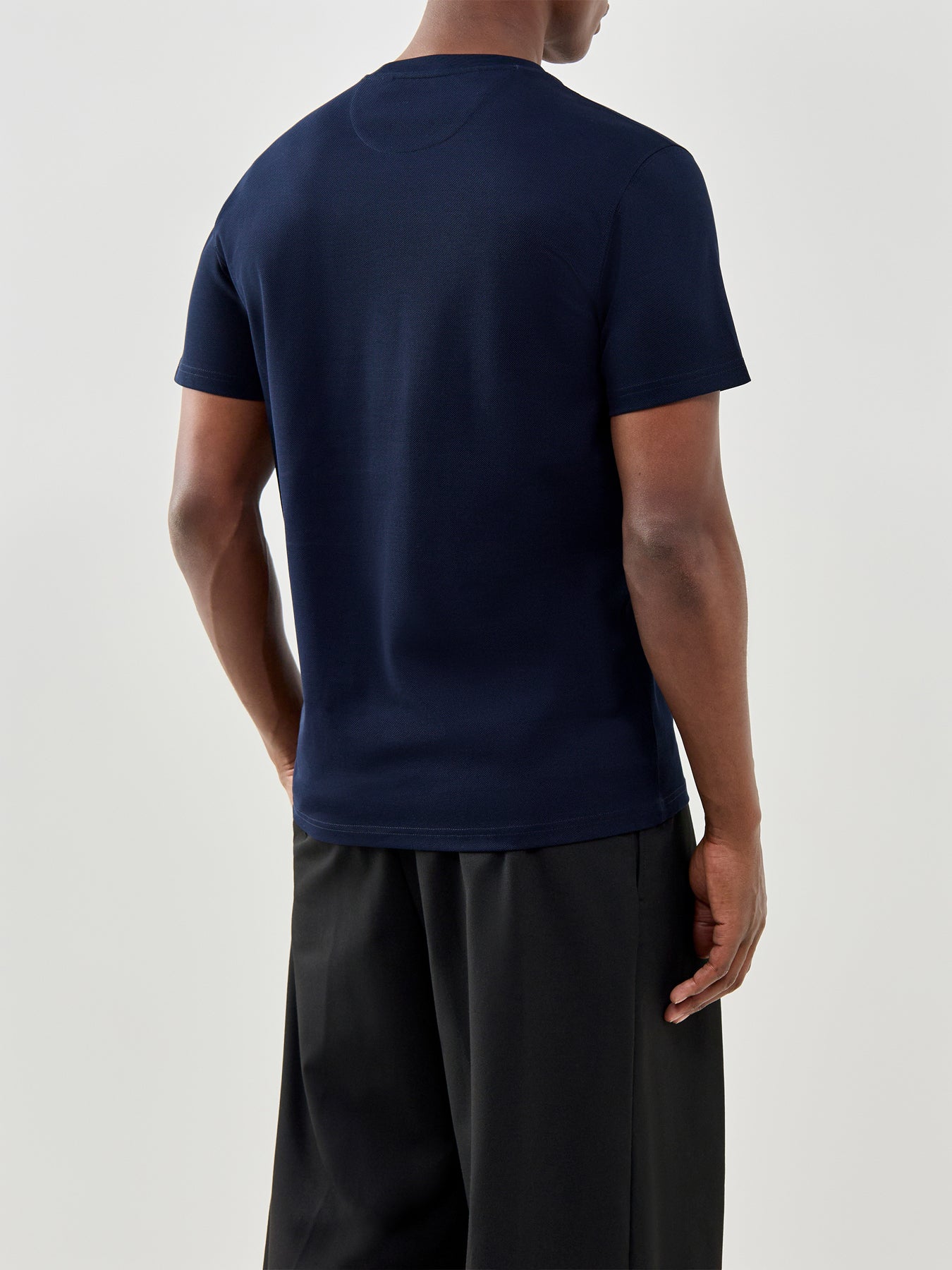 Curator Pique T-Shirt Navy