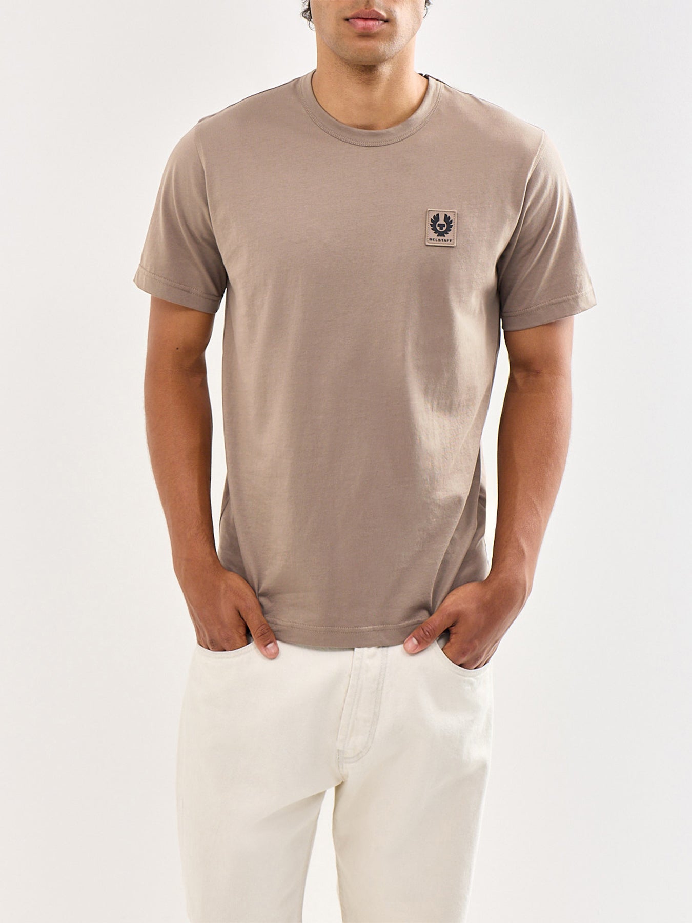 Belstaff Logo T-Shirt Beige