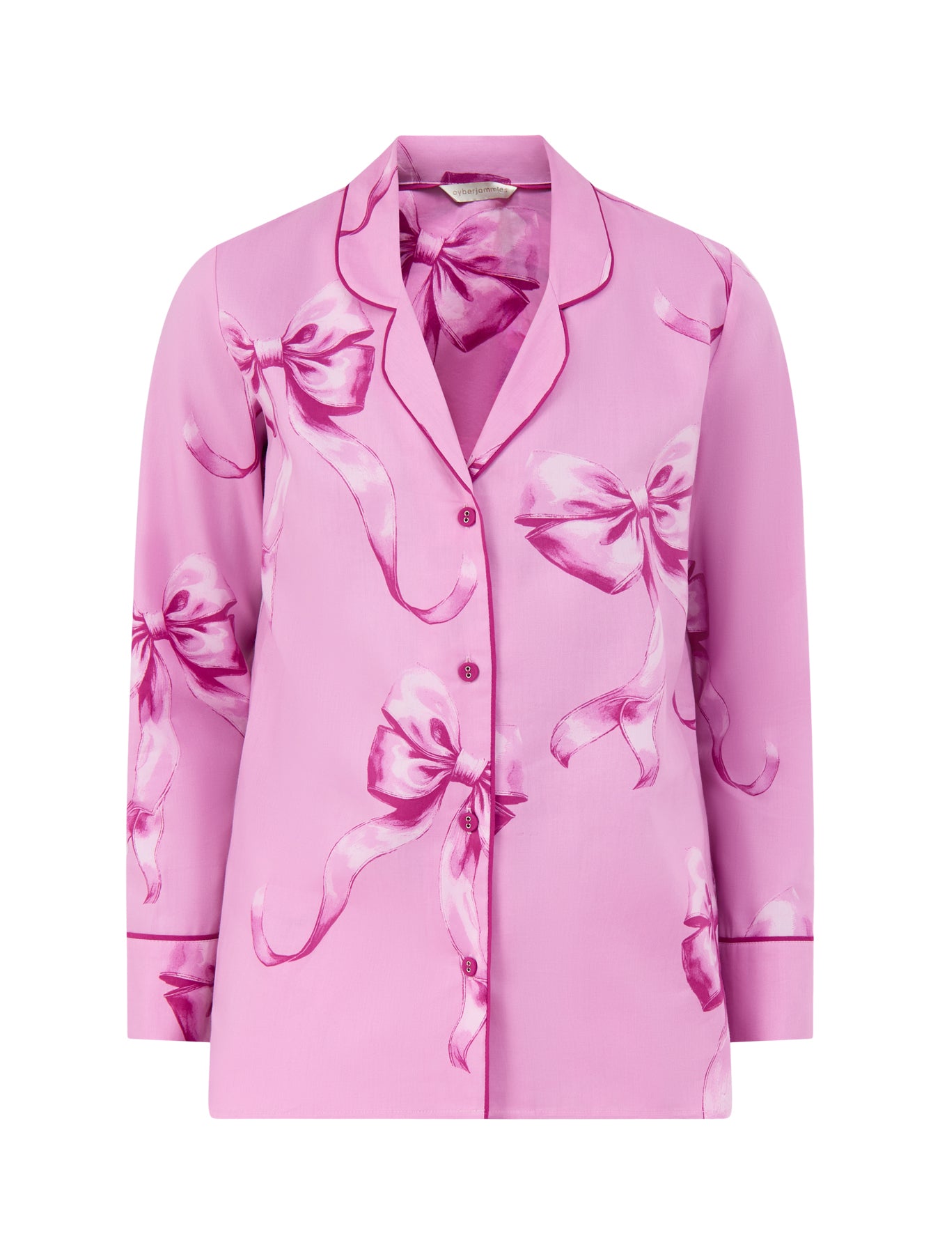 Bow Print Pyjama Top