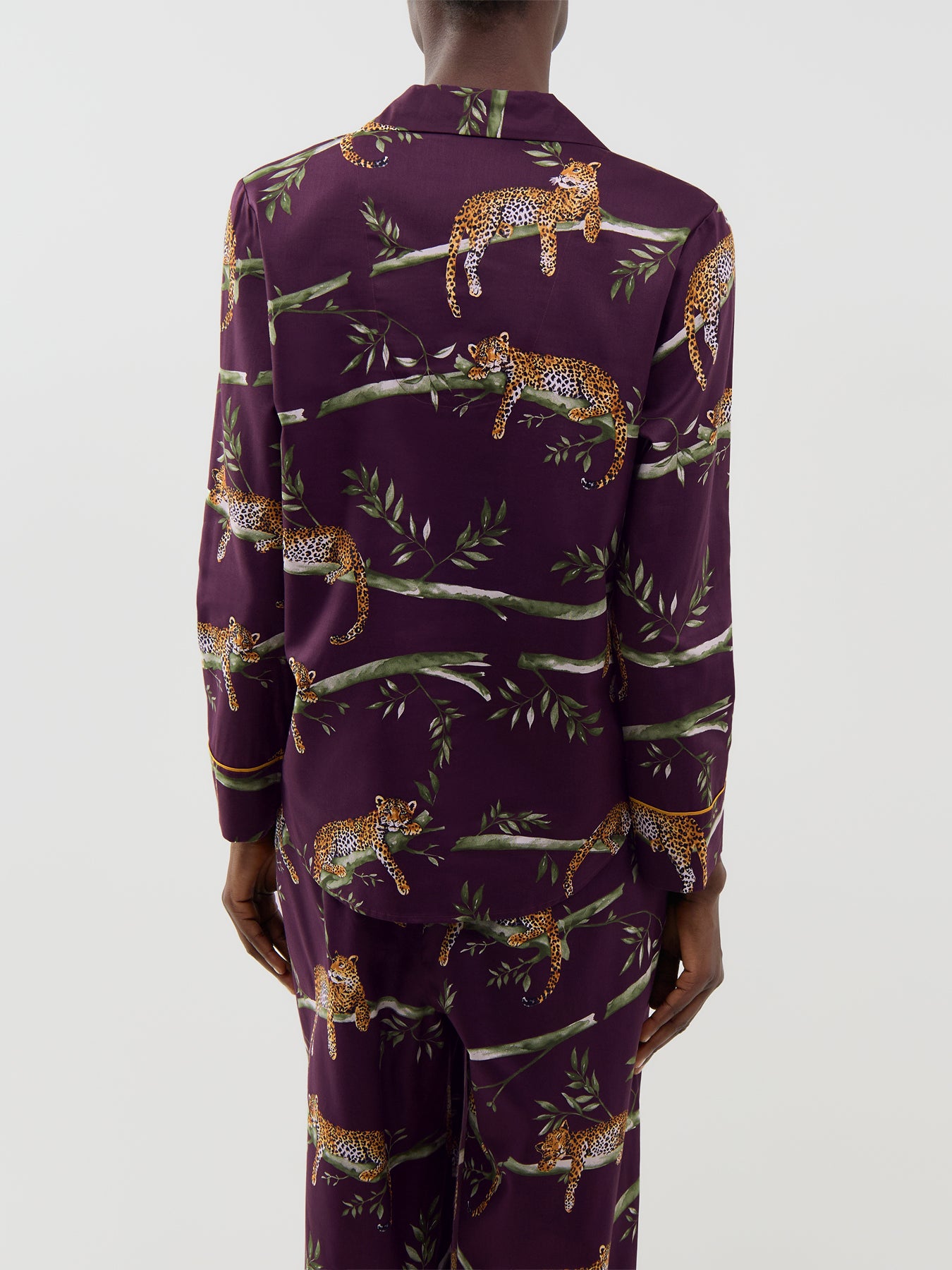 Leopard Print Pyjama Top