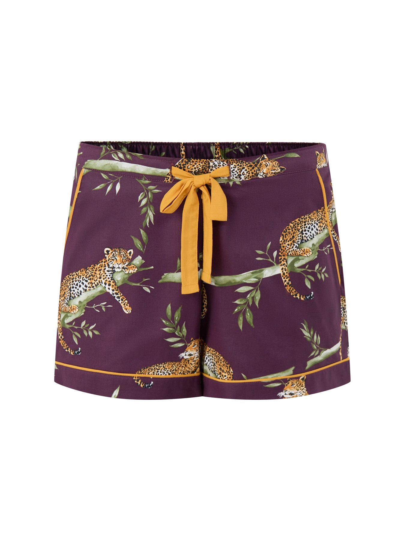 Leopard Print Pyjama Shorts
