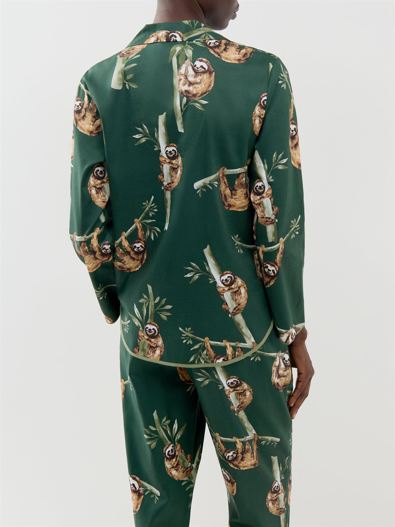 Sloth Print Pyjama Top