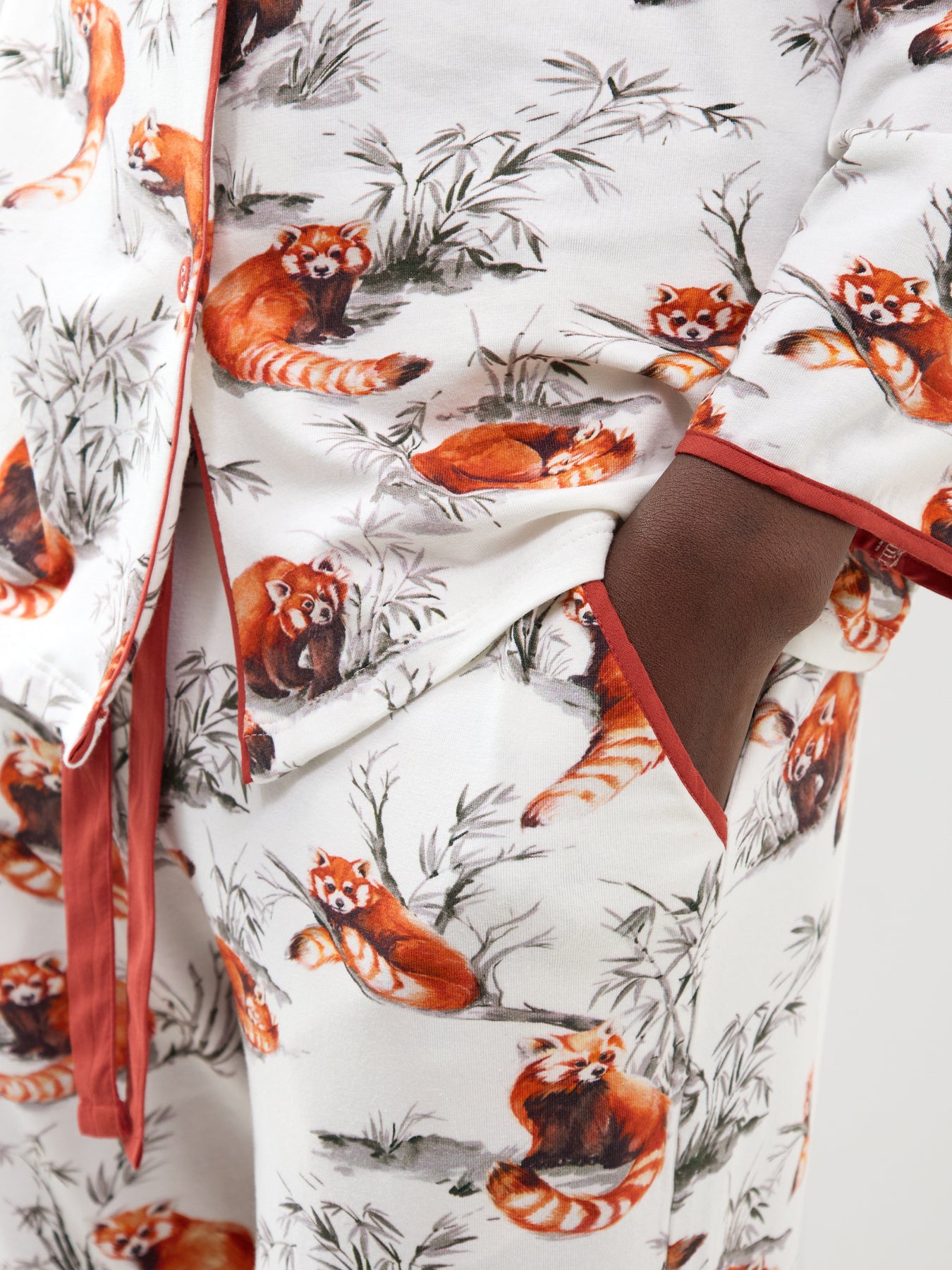 Fox Print Jersey Pyjama Bottoms