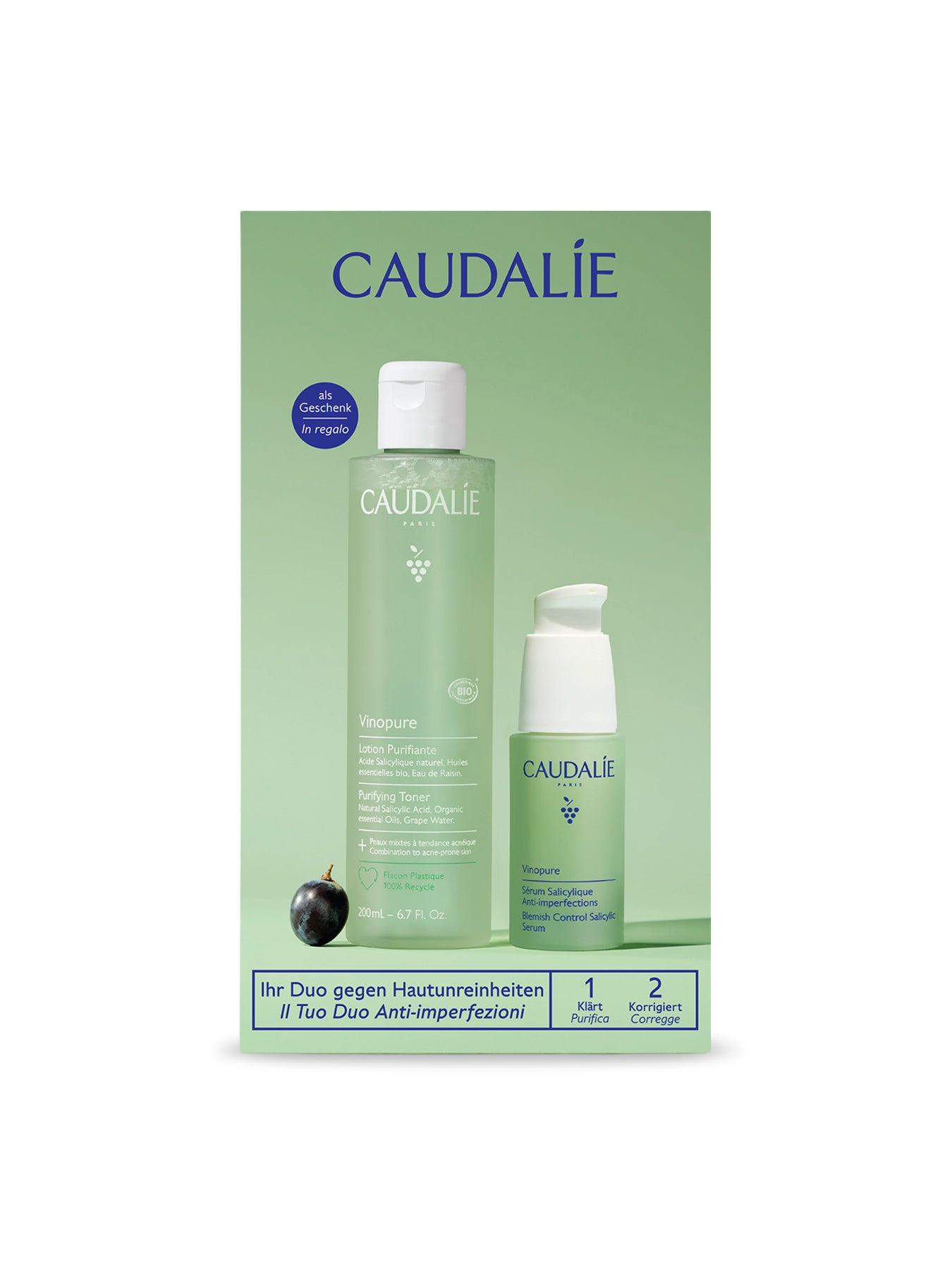 Vinopure Clear Skin Tone & Treat Set