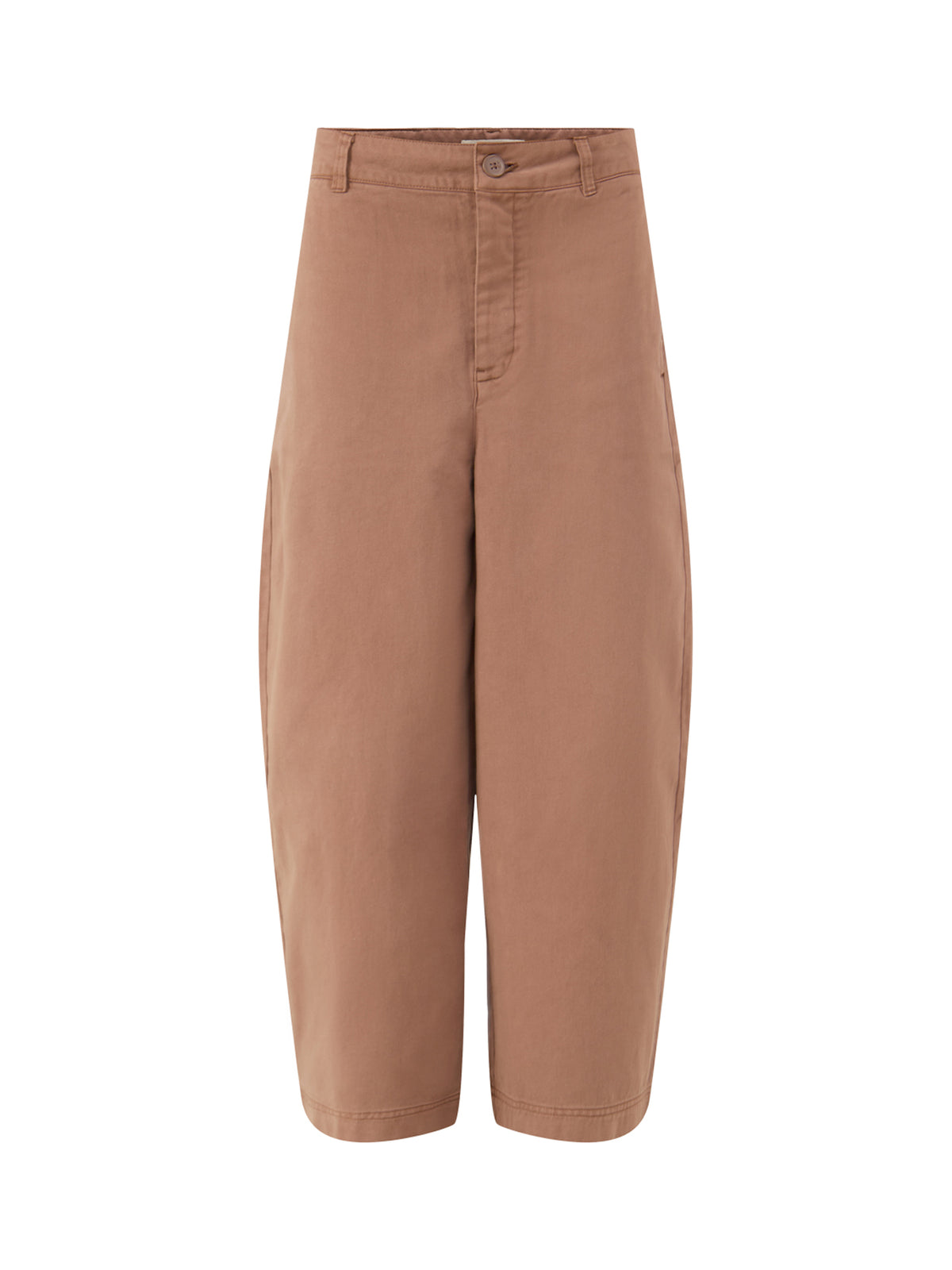 Laydown Cotton Chinos - Brownie
