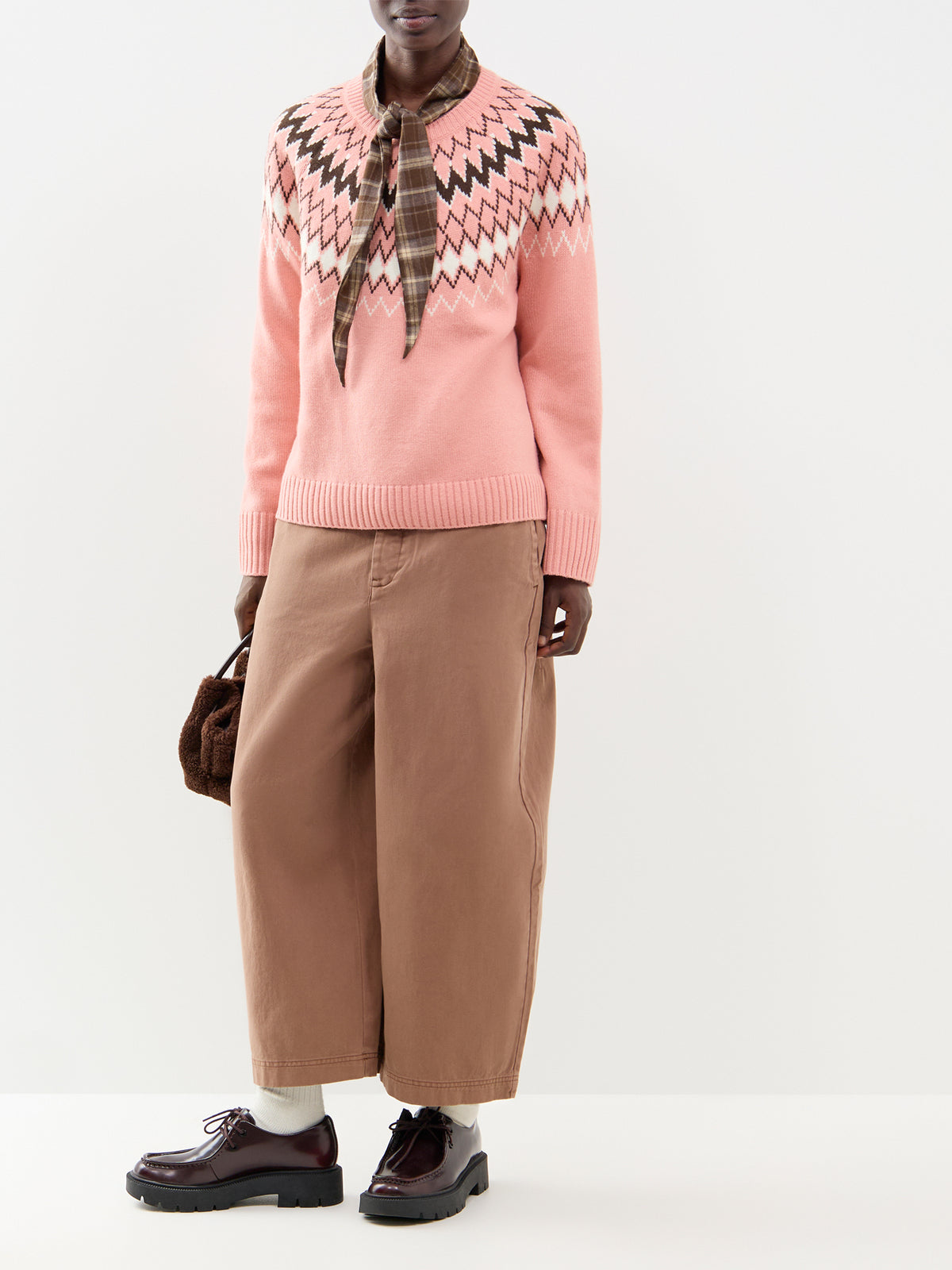 Laydown Cotton Chinos - Brownie
