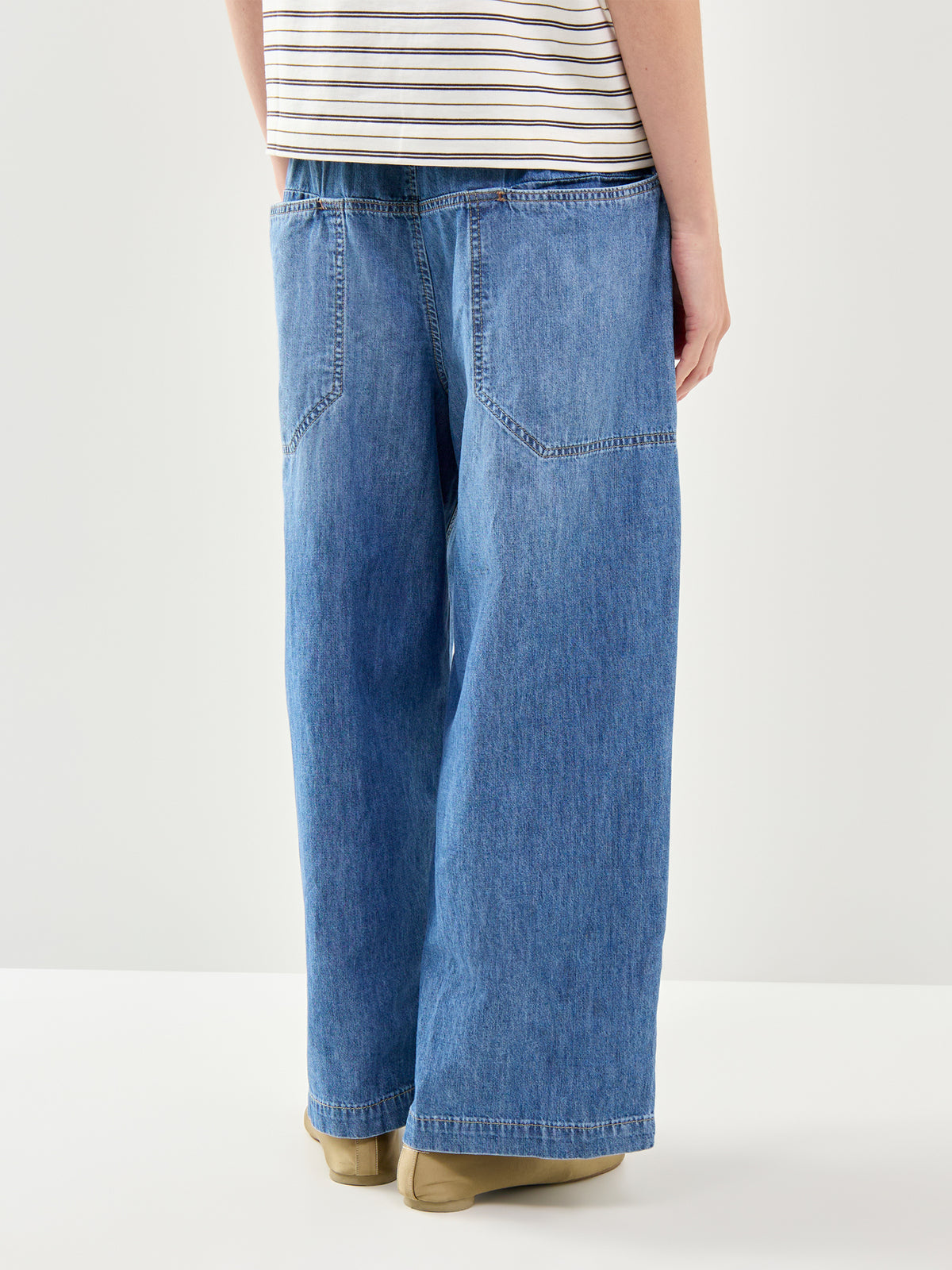 Free People Easy Peasy Pull-On Jeans Blue
