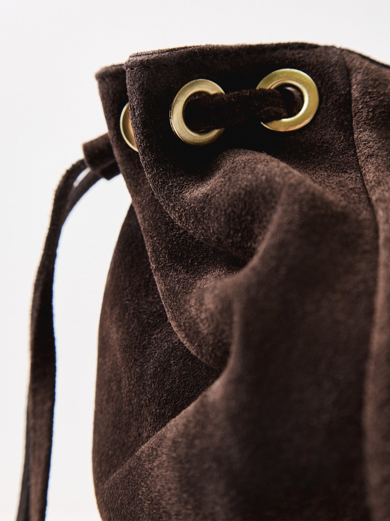 Beltra Large Suede Tote Bag Brown