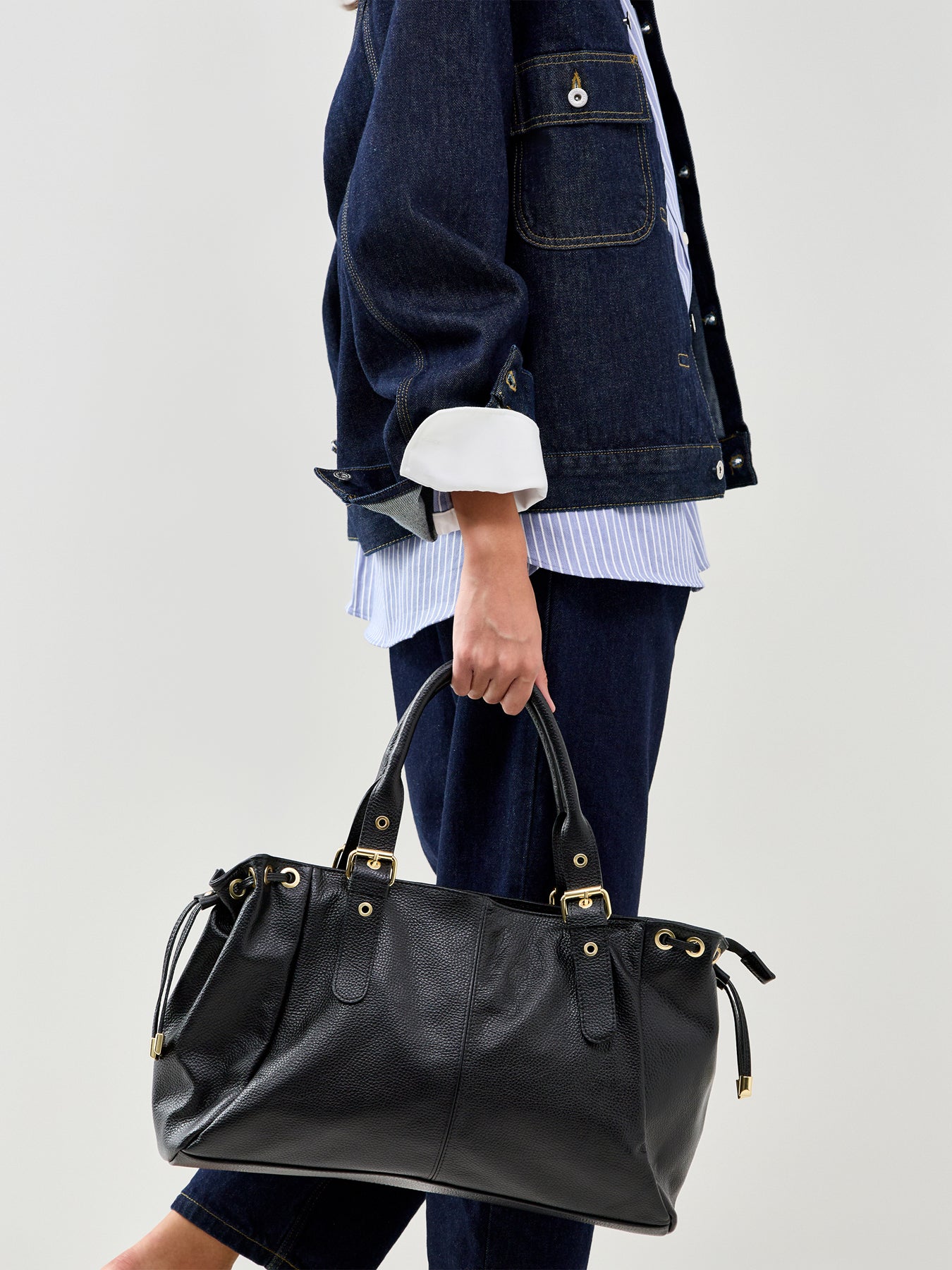 Beltra Large Tote Bag Black