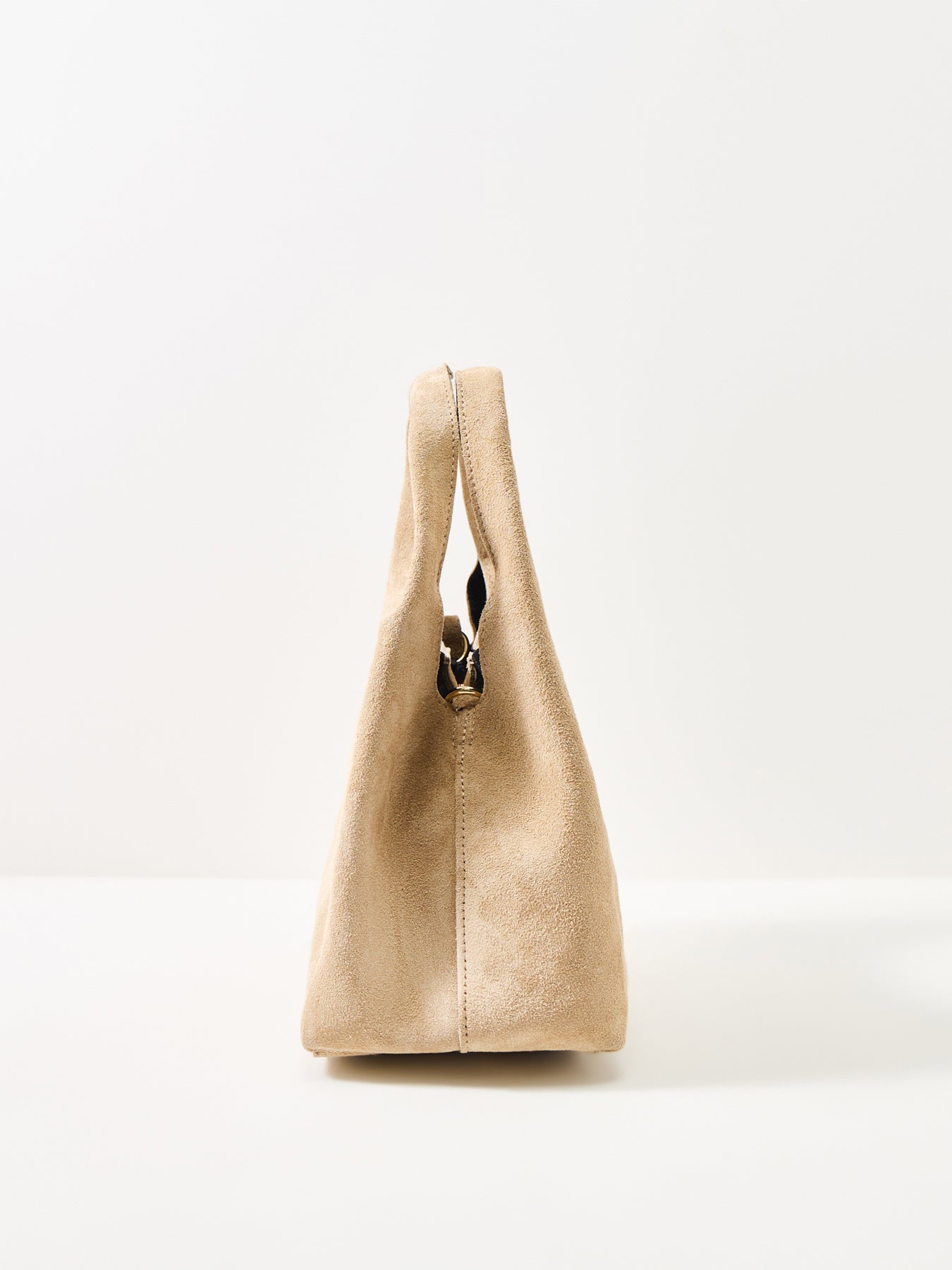 Avera Suede Shoulder Bag Tan