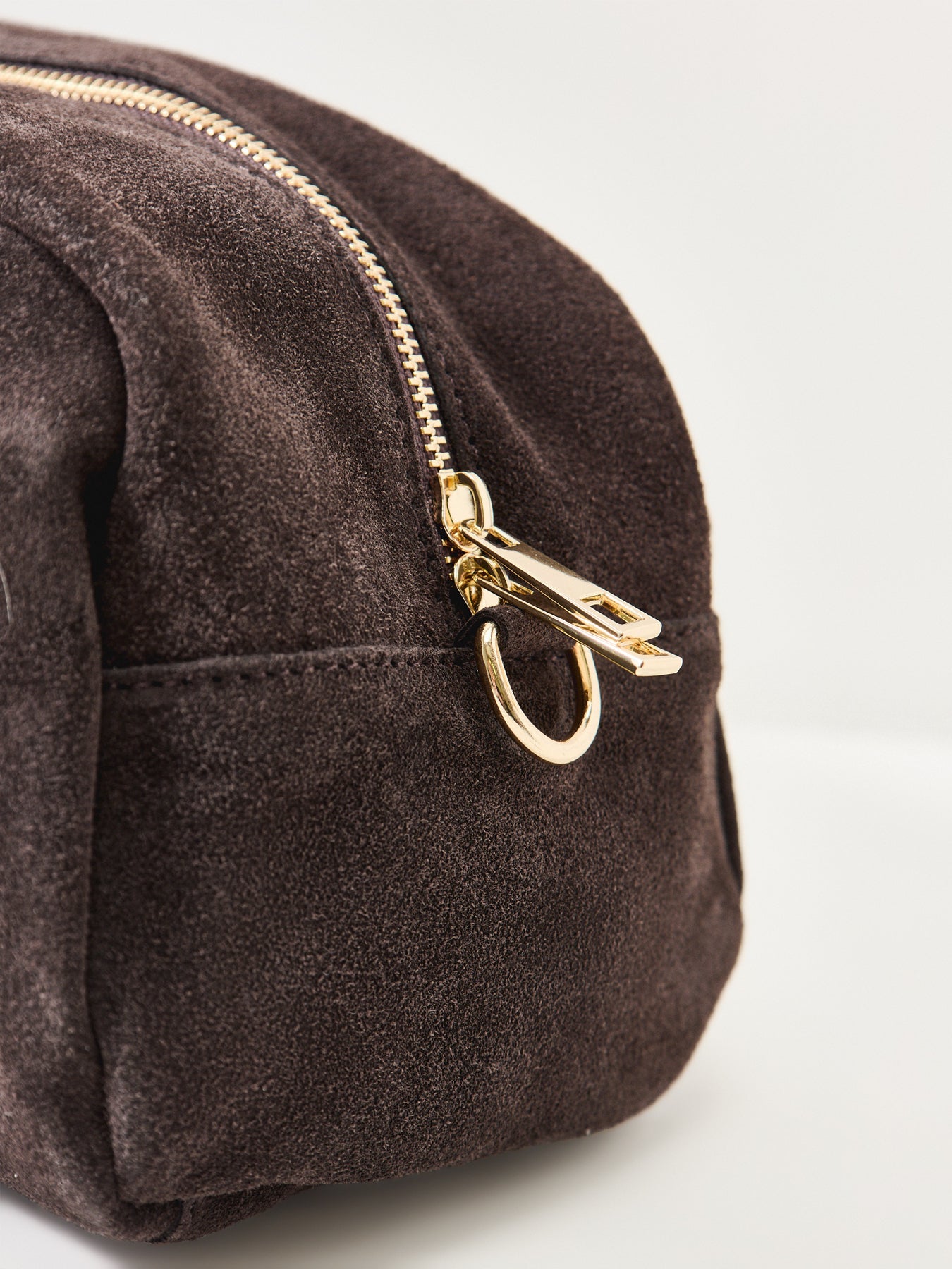 Manny Suede Tote Bag Brown
