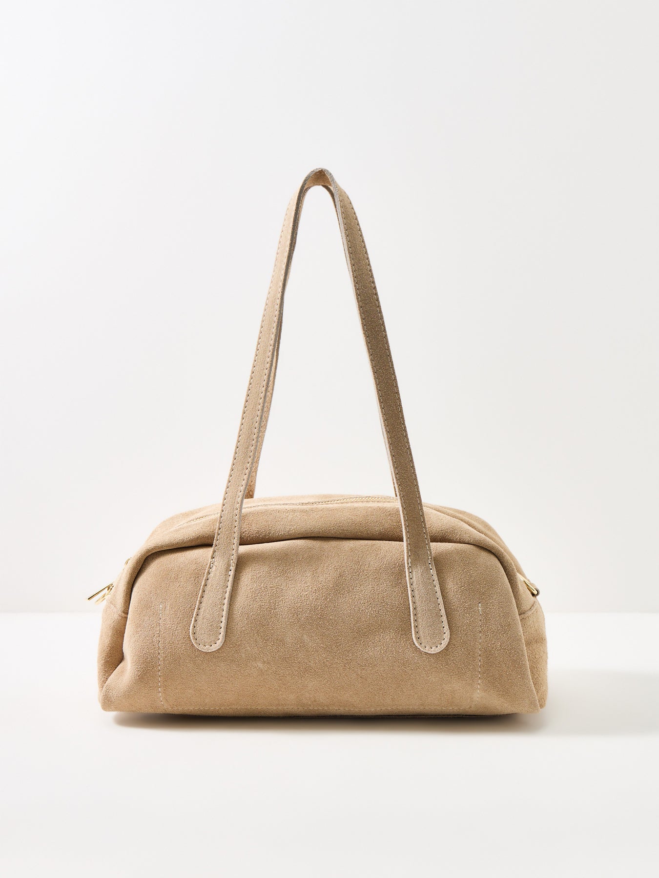 Manny Suede Tote Bag Tan