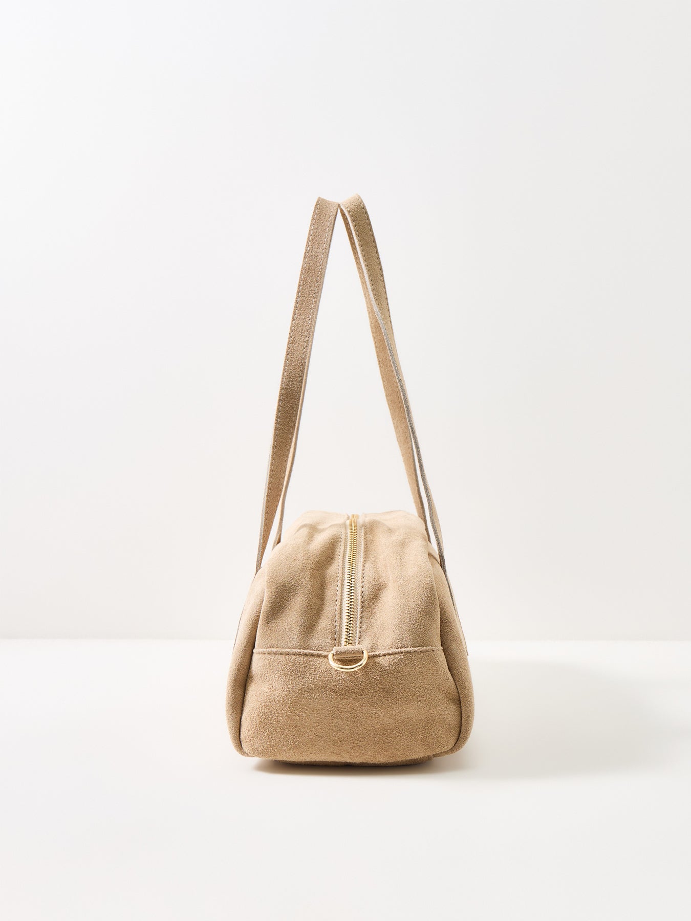 Manny Suede Tote Bag Tan