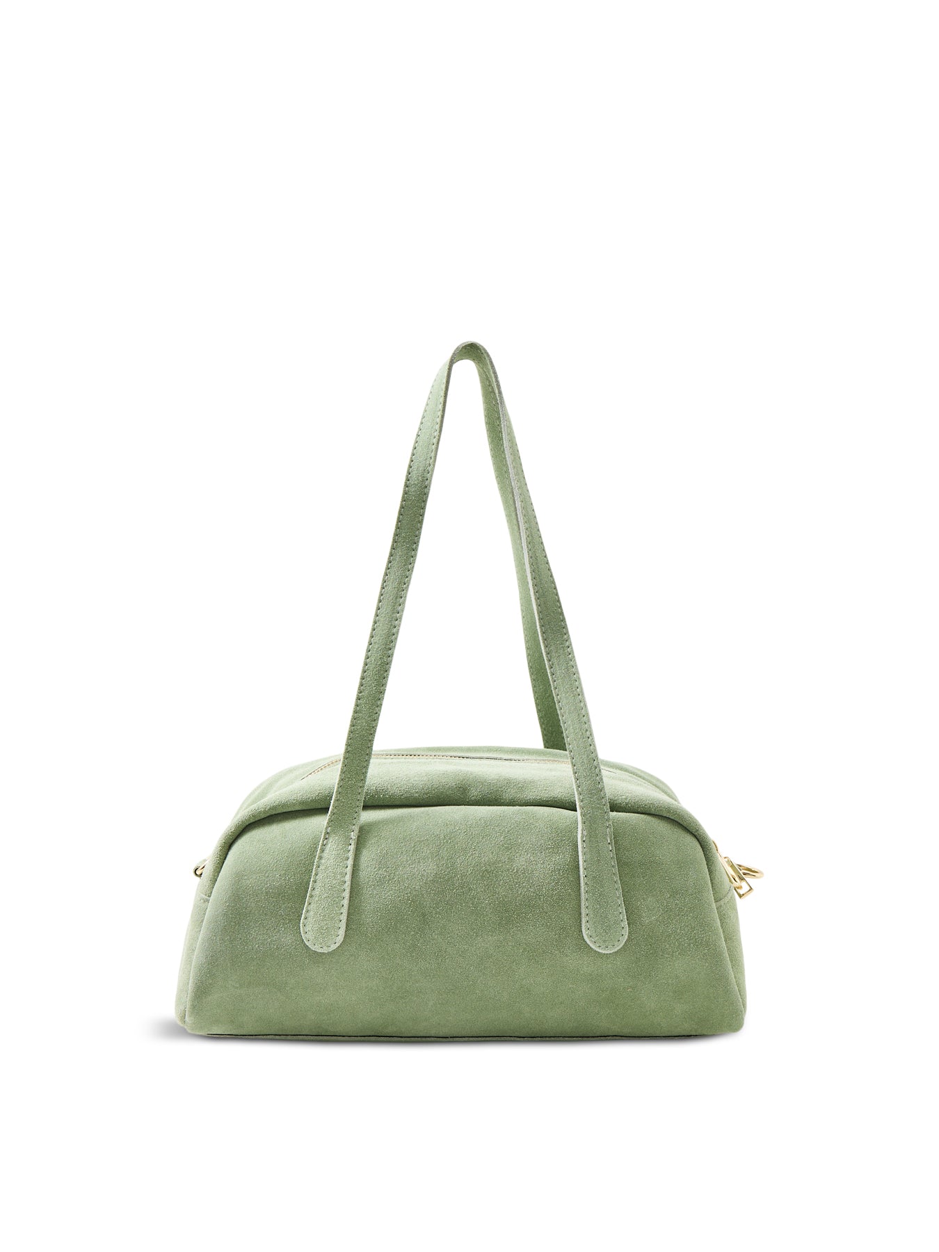 Manny Suede Tote Bag Green