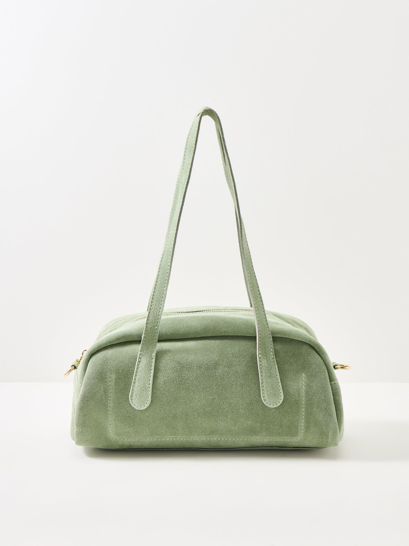 Manny Suede Tote Bag Green