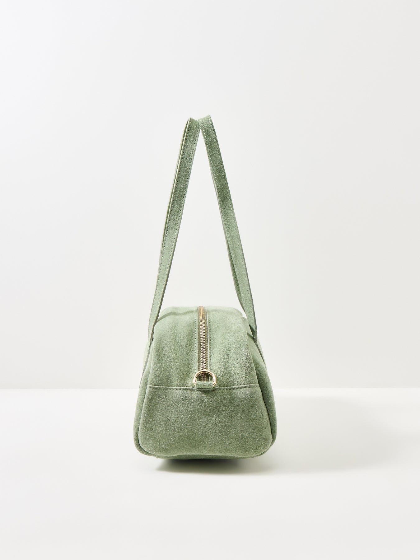 Manny Suede Tote Bag Green