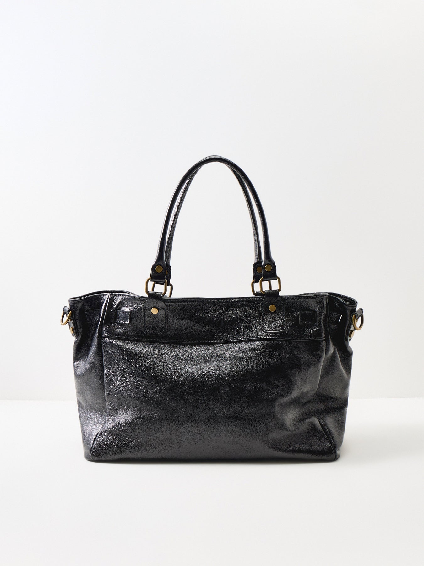 Cecine Laminato Tote Bag Black