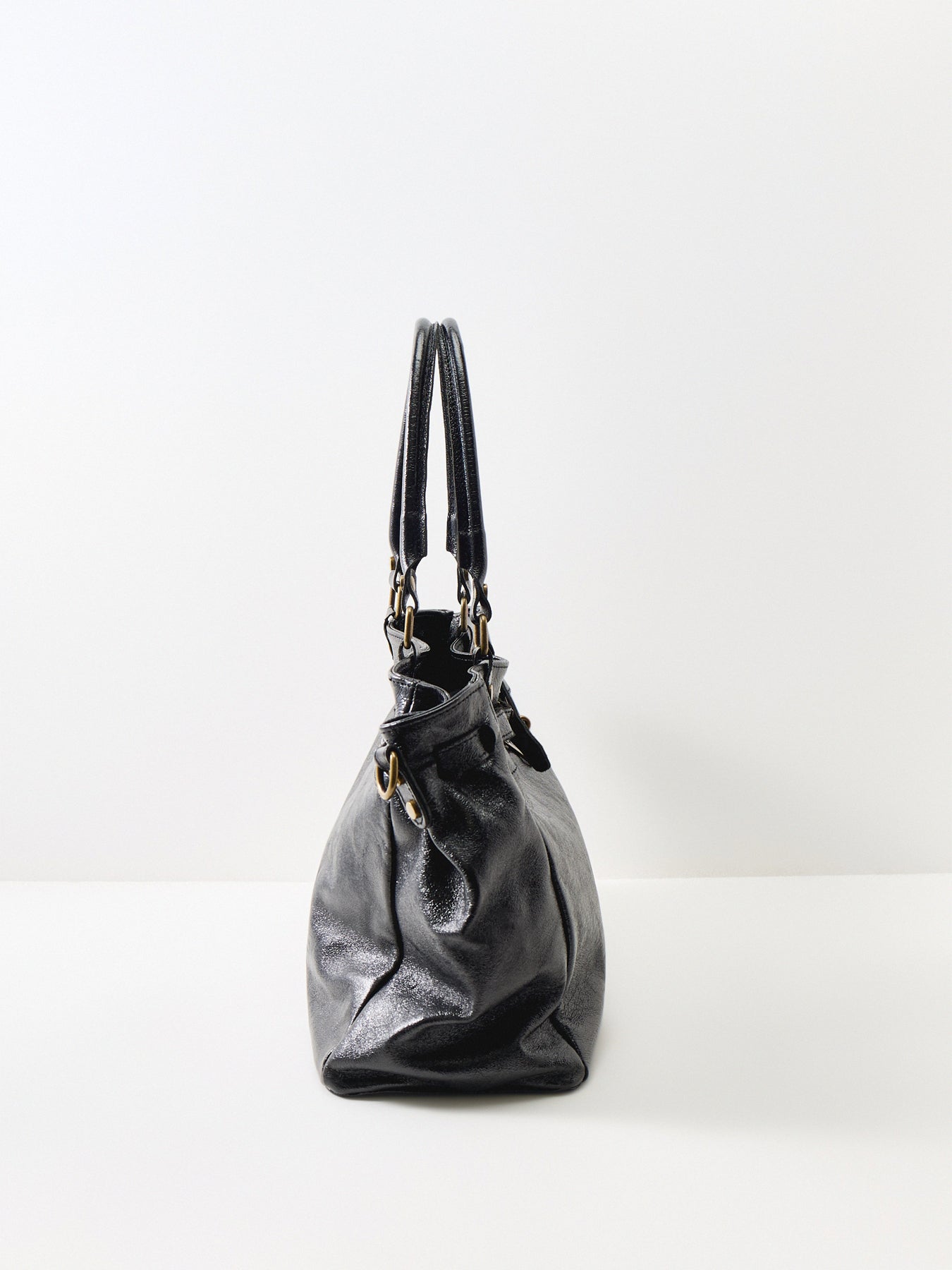 Cecine Laminato Tote Bag Black