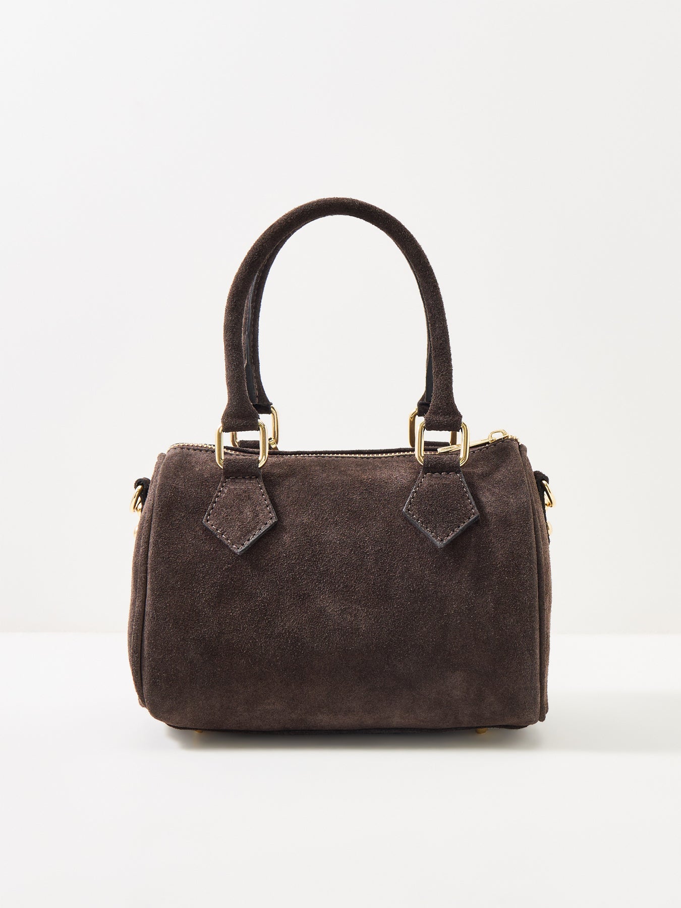 Novo Small Suede Tote Bag Brown